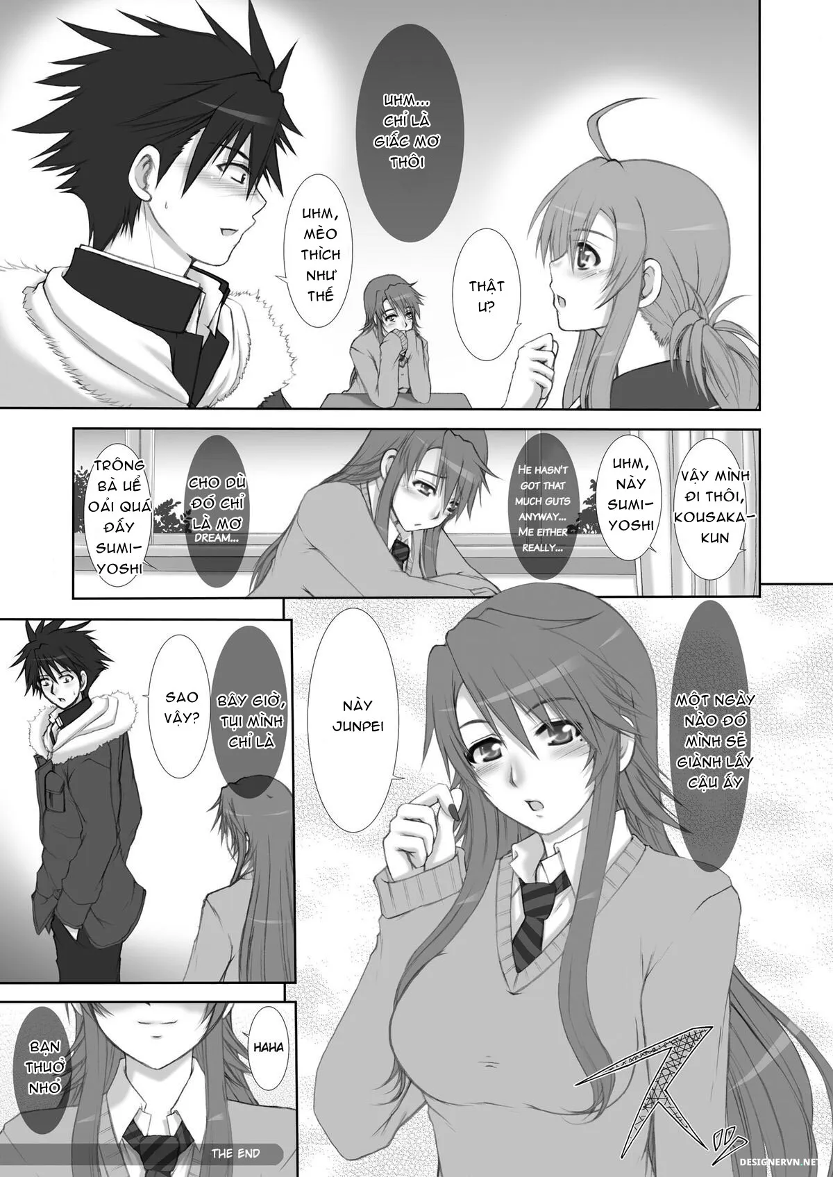 HentaiVN.net - Ảnh 13 - Osananajimi Kyonyuu Mamba to Gekinibuotoko (Nyan Koi!) - Chap 1