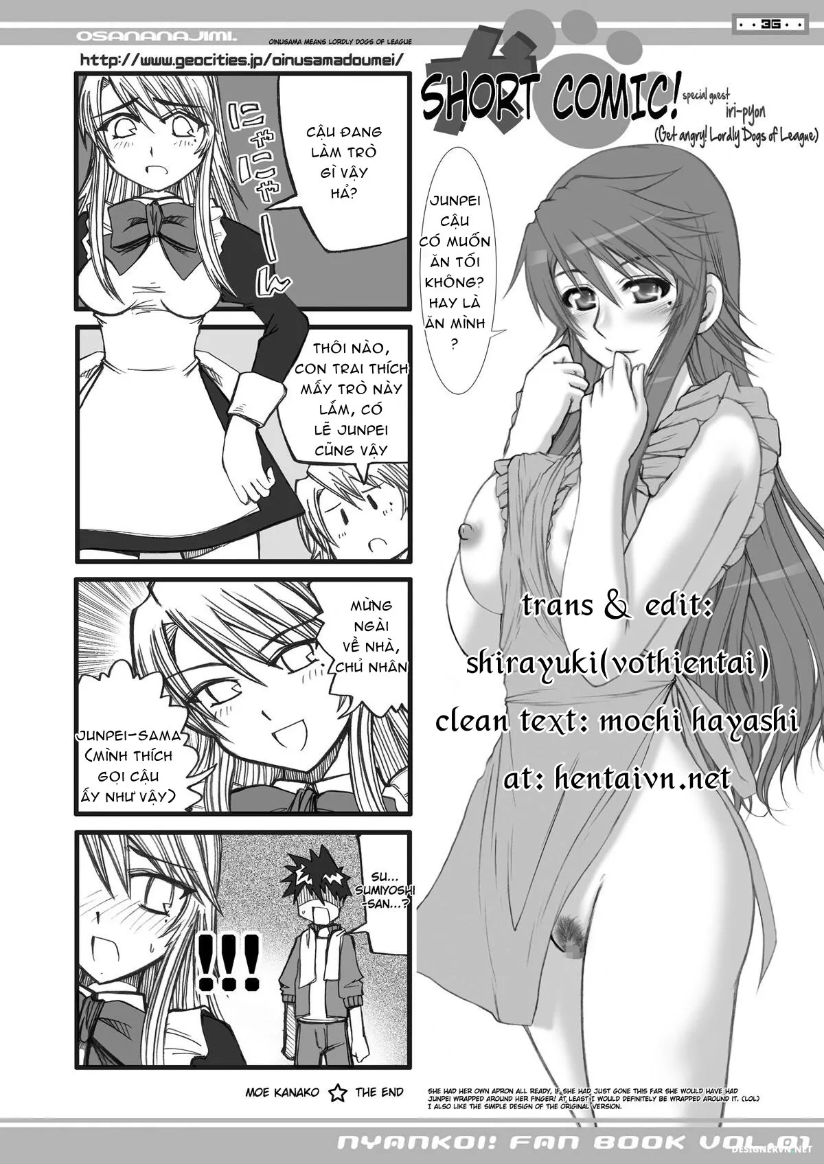 HentaiVN.net - Ảnh 14 - Osananajimi Kyonyuu Mamba to Gekinibuotoko (Nyan Koi!) - Chap 1