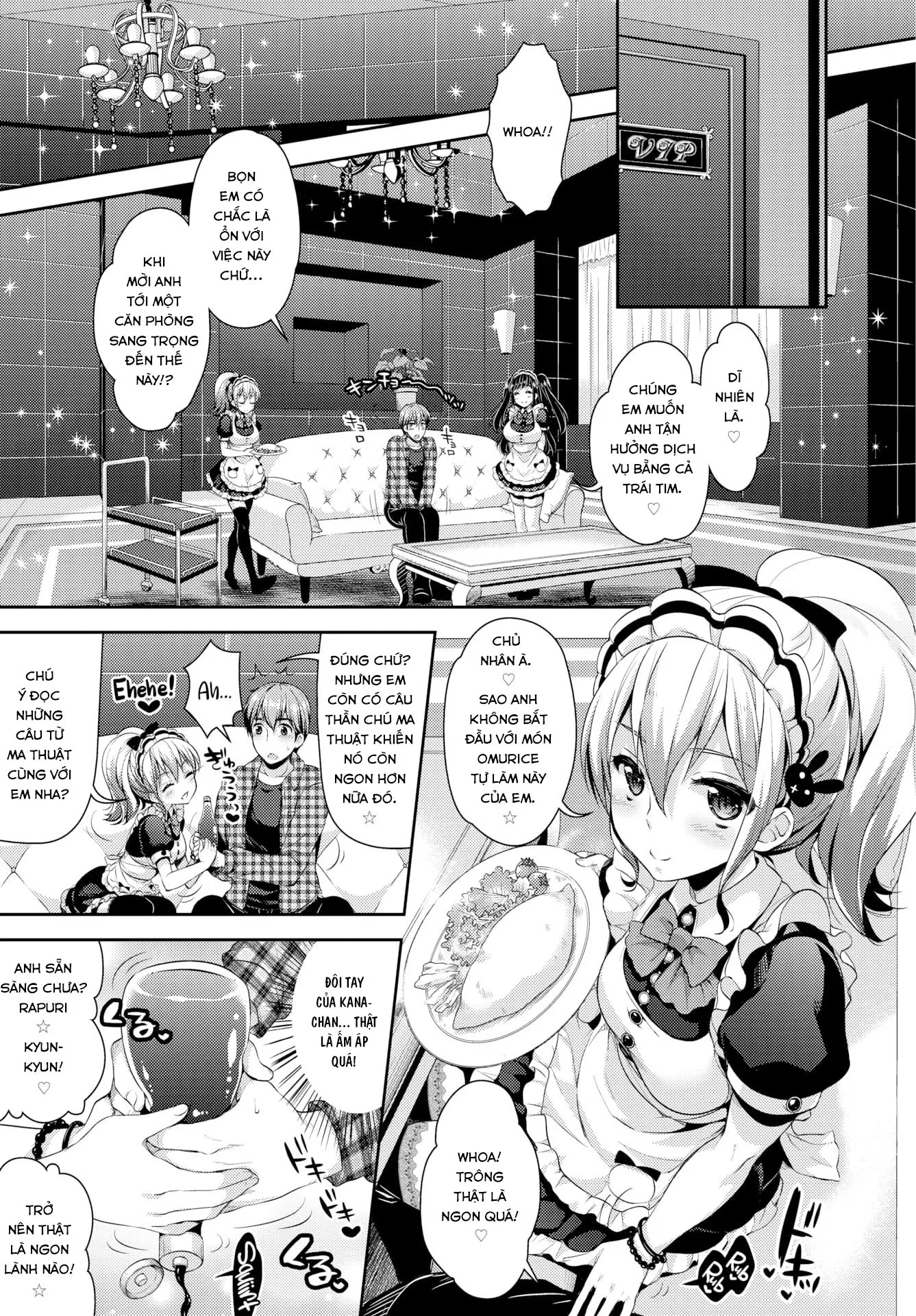 HentaiVN.net - Ảnh 5 - Which Maid ❤ Show - Chap 1