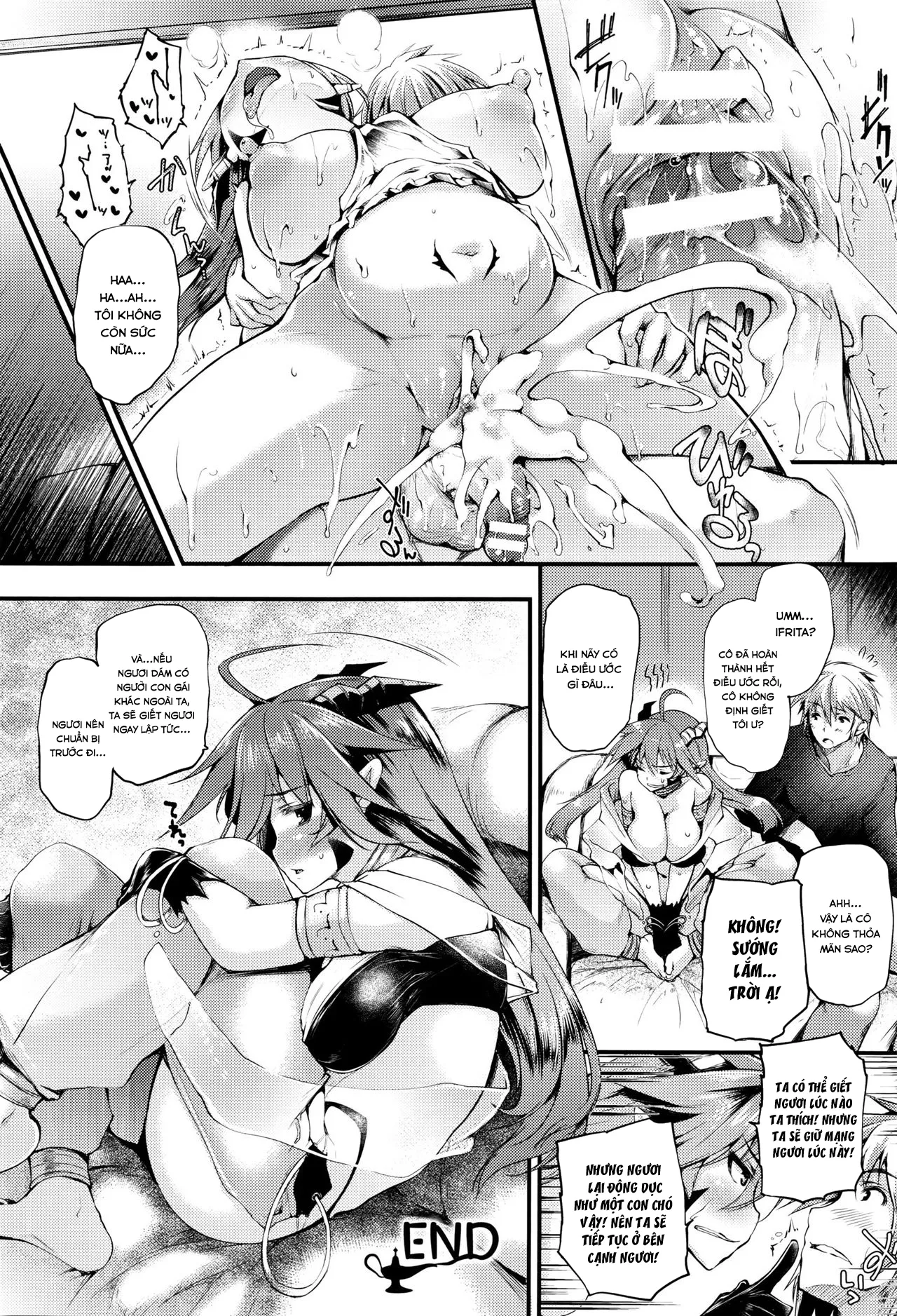 HentaiVN.net - Ảnh 21 - Majin wa Negai o Kanaetasou ni Kochira o Miteiru - Chap 1