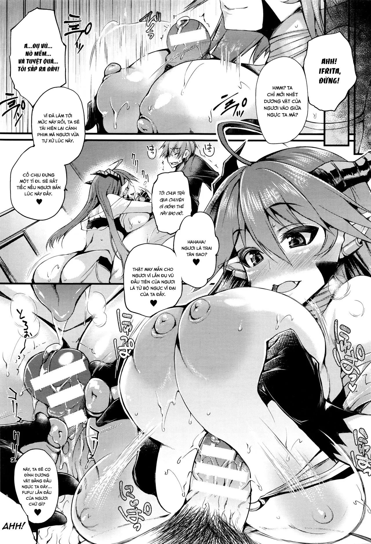 HentaiVN.net - Ảnh 8 - Majin wa Negai o Kanaetasou ni Kochira o Miteiru - Chap 1
