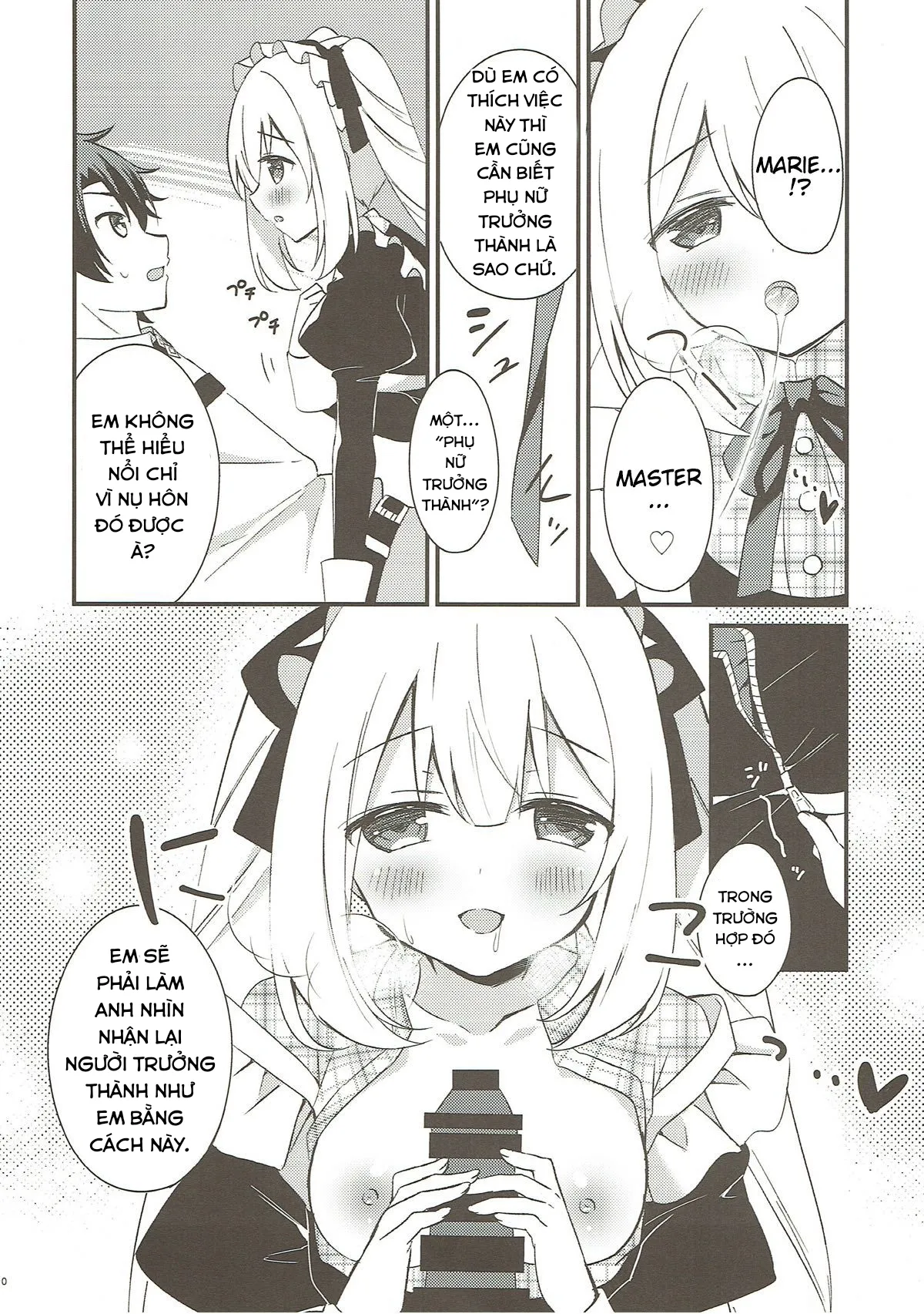 HentaiVN.net - Ảnh 9 - Hãy đàng hoàng với em, được không? [Marie ni Yasashiku Shite Kudasai ne?; Please, Be Kind With Me, Okay?; マリーにやさしくしてくださいね？] - Chap 1