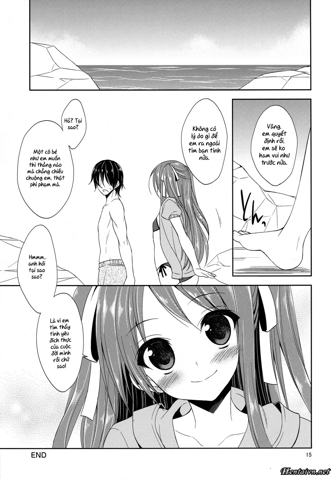HentaiVN.net - Ảnh 13 - Hãy cẩn thận với cô bé dâm đãng ngoài bãi biển [Beware of the Slutty Boy At This Beach!; Kono Kaigan, Inran Otoko No Musume Shutsubotsu Chuui!] - Chap 1