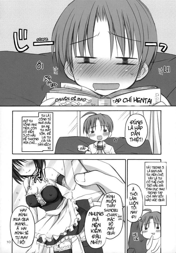 HentaiVN.net - Ảnh 9 - Maid Game [Trò Chơi Hầu Gái] - Chap 1