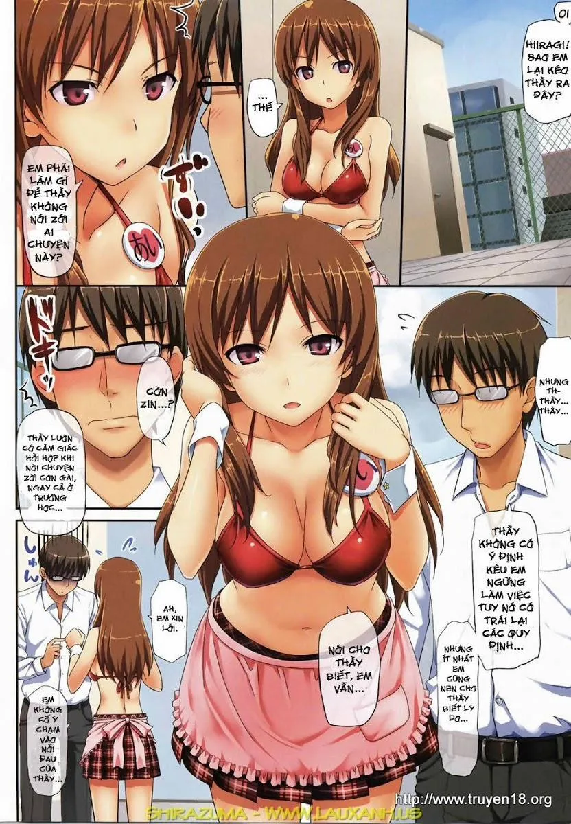 HentaiVN.net - Ảnh 4 - Cherry Pink Encounter Outside School - Chap 1