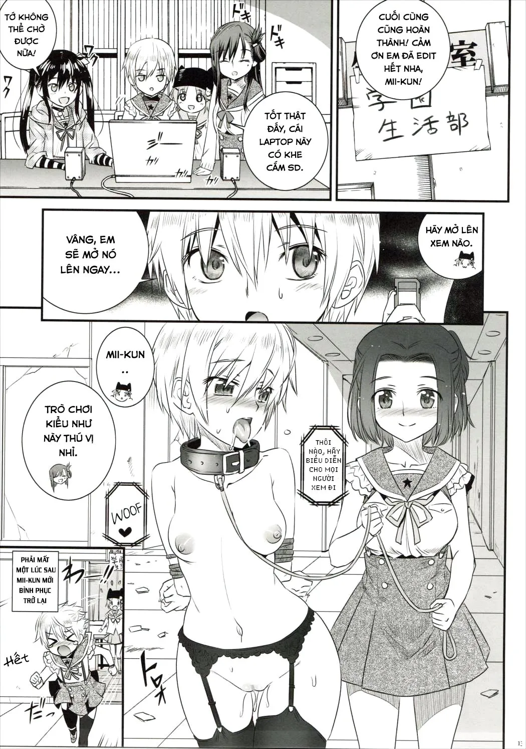 HentaiVN.net - Ảnh 8 - Mii-kun Bukatsu Yamenaide! (Gakkou Gurashi!) [Aneko no Techo; みーくん部活やめないで!] - Chap 1