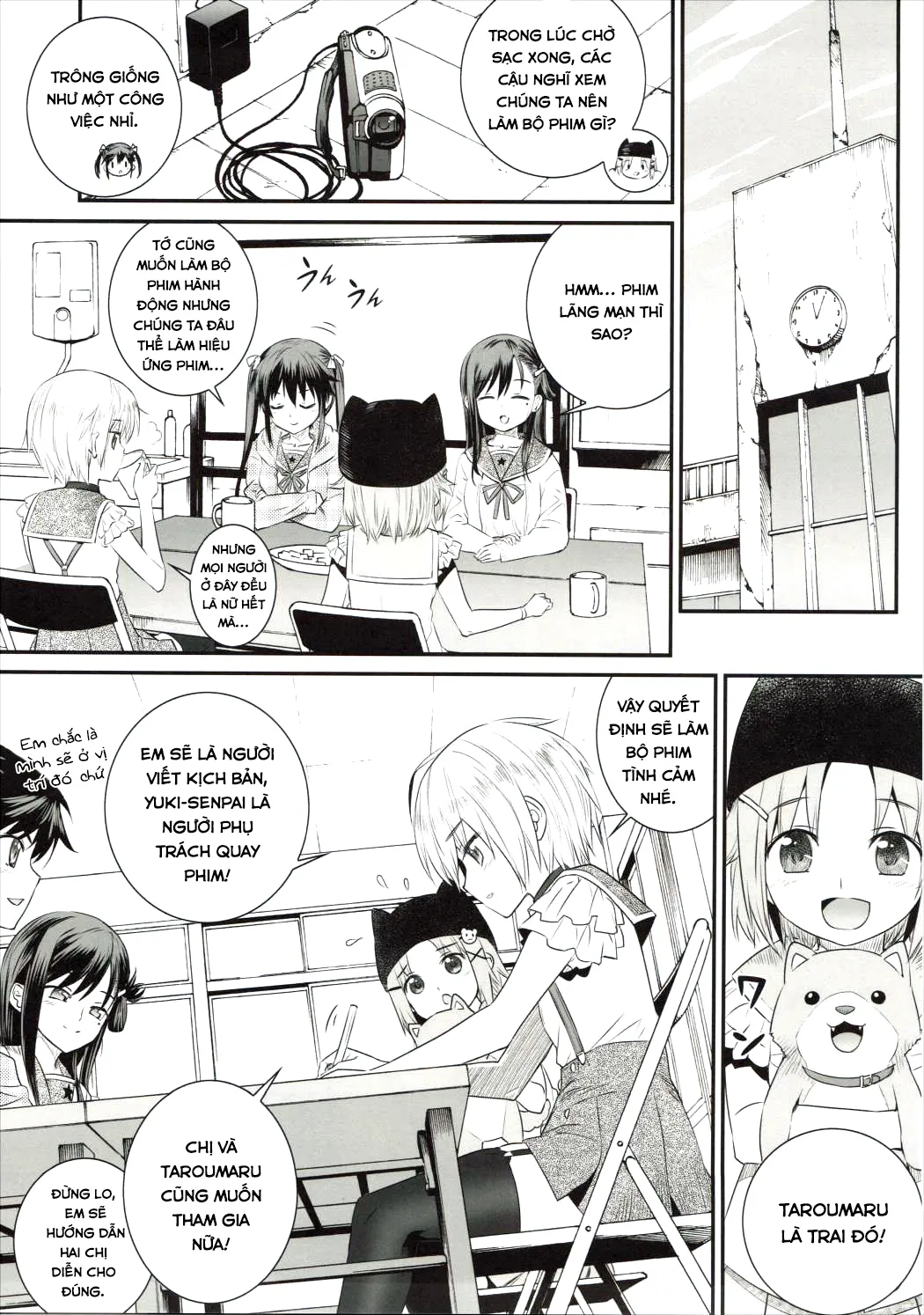 HentaiVN.net - Ảnh 3 - Mii-kun Bukatsu Yamenaide! (Gakkou Gurashi!) [Aneko no Techo; みーくん部活やめないで!] - Chap 1