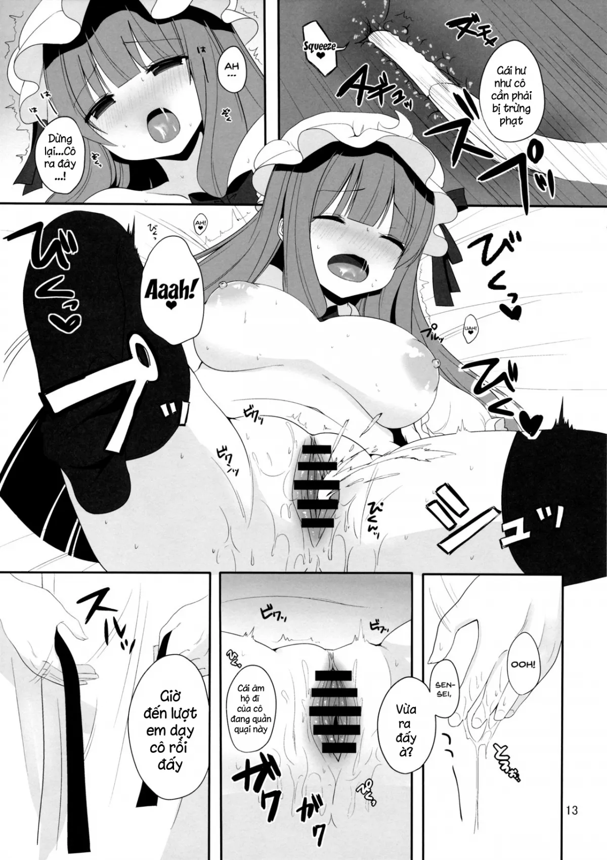 HentaiVN.net - Ảnh 10 - Mukyuutto! Patchouli Sensei (Touhou Project) - Chap 1