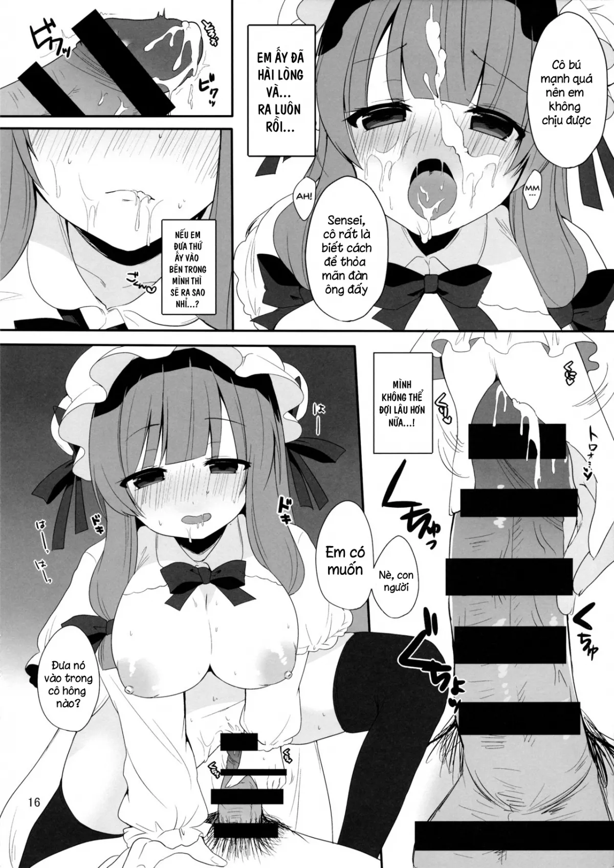 HentaiVN.net - Ảnh 13 - Mukyuutto! Patchouli Sensei (Touhou Project) - Chap 1