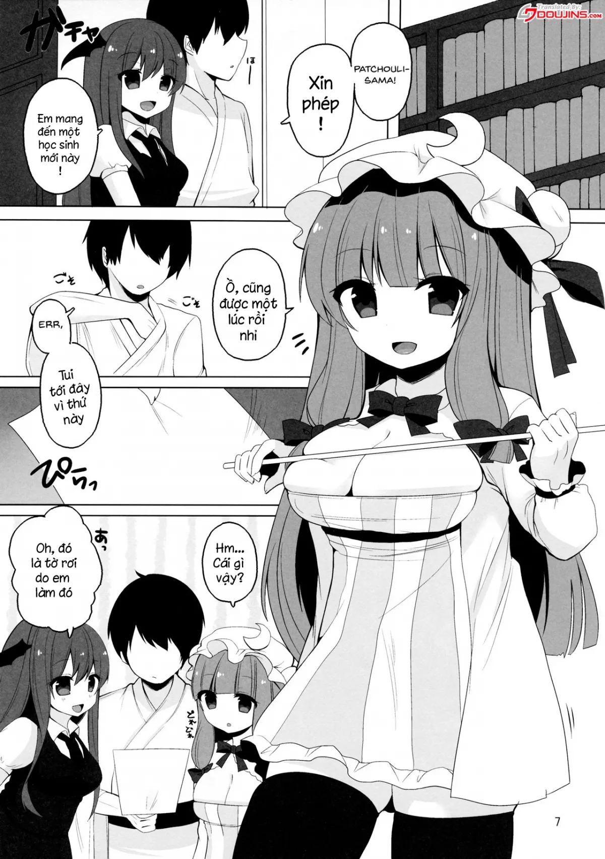 HentaiVN.net - Ảnh 4 - Mukyuutto! Patchouli Sensei (Touhou Project) - Chap 1