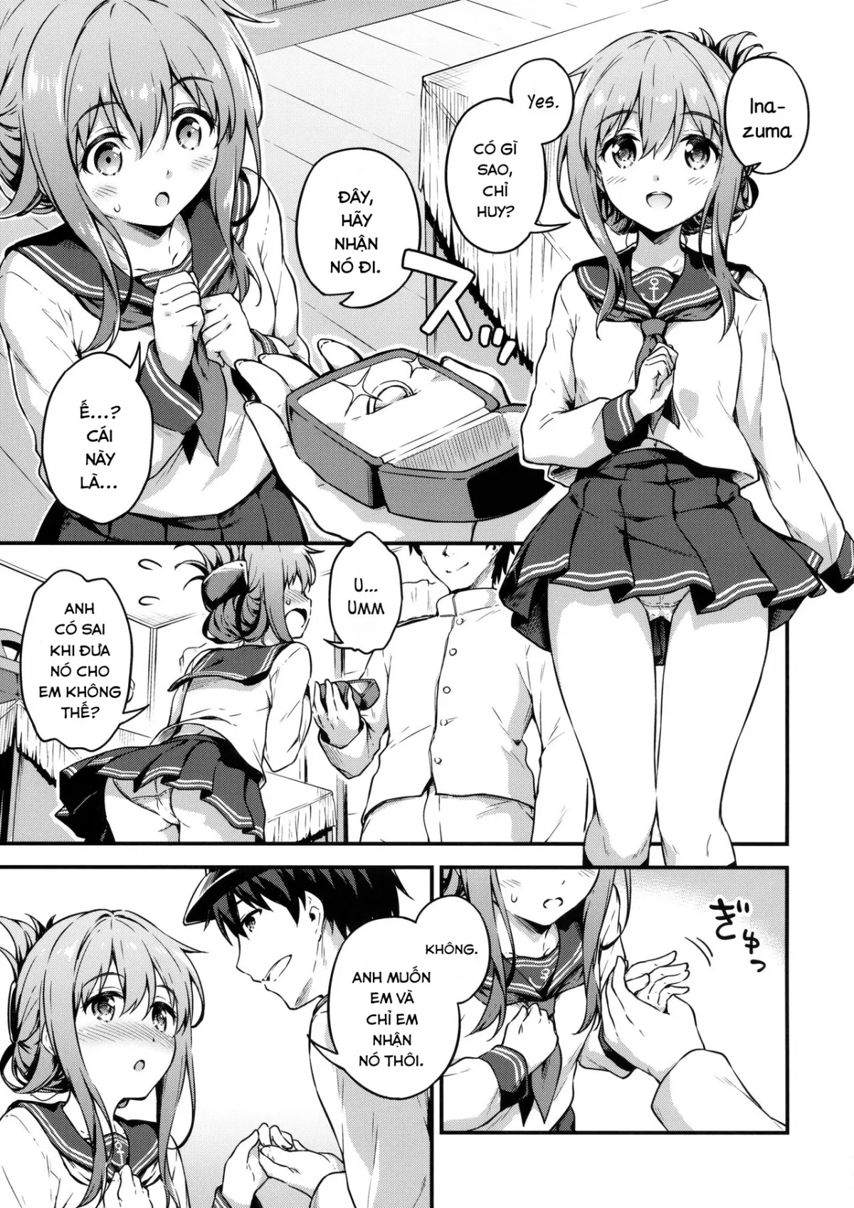HentaiVN.net - Ảnh 5 - Inazuma to Kekkon Shoya Kakkokari (Kantai Collection -KanColle-) [いなづまとケッコン初夜カッコカリ] - Chap 1