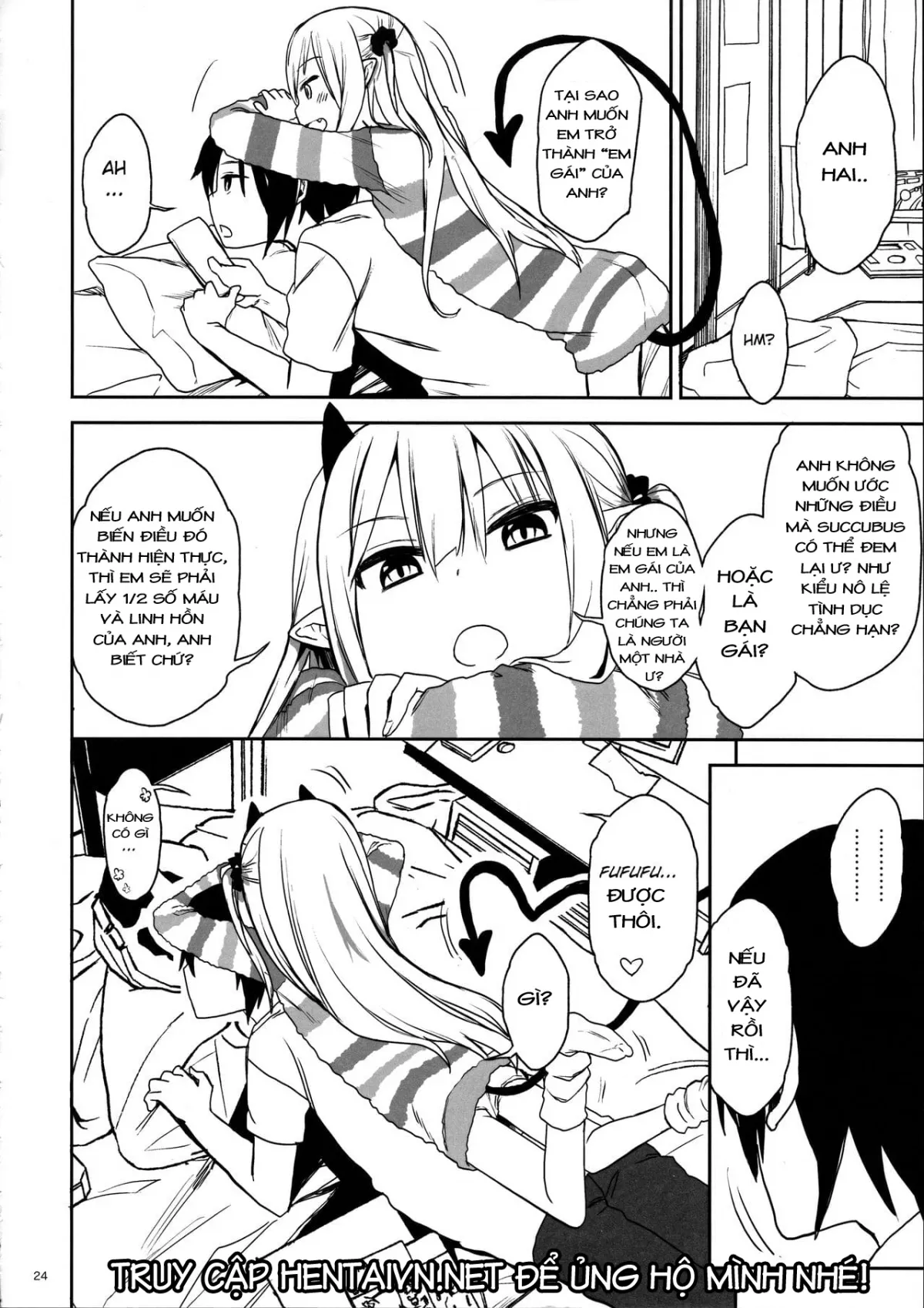 HentaiVN.net - Ảnh 24 - Imouto wa Succubus [いもうとはサキュバス] - Chap 1