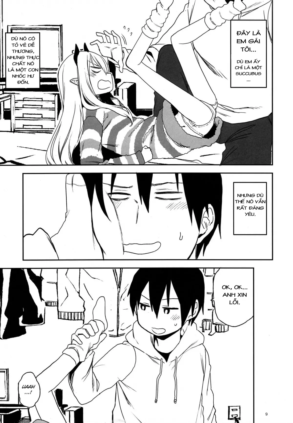HentaiVN.net - Ảnh 9 - Imouto wa Succubus [いもうとはサキュバス] - Chap 1
