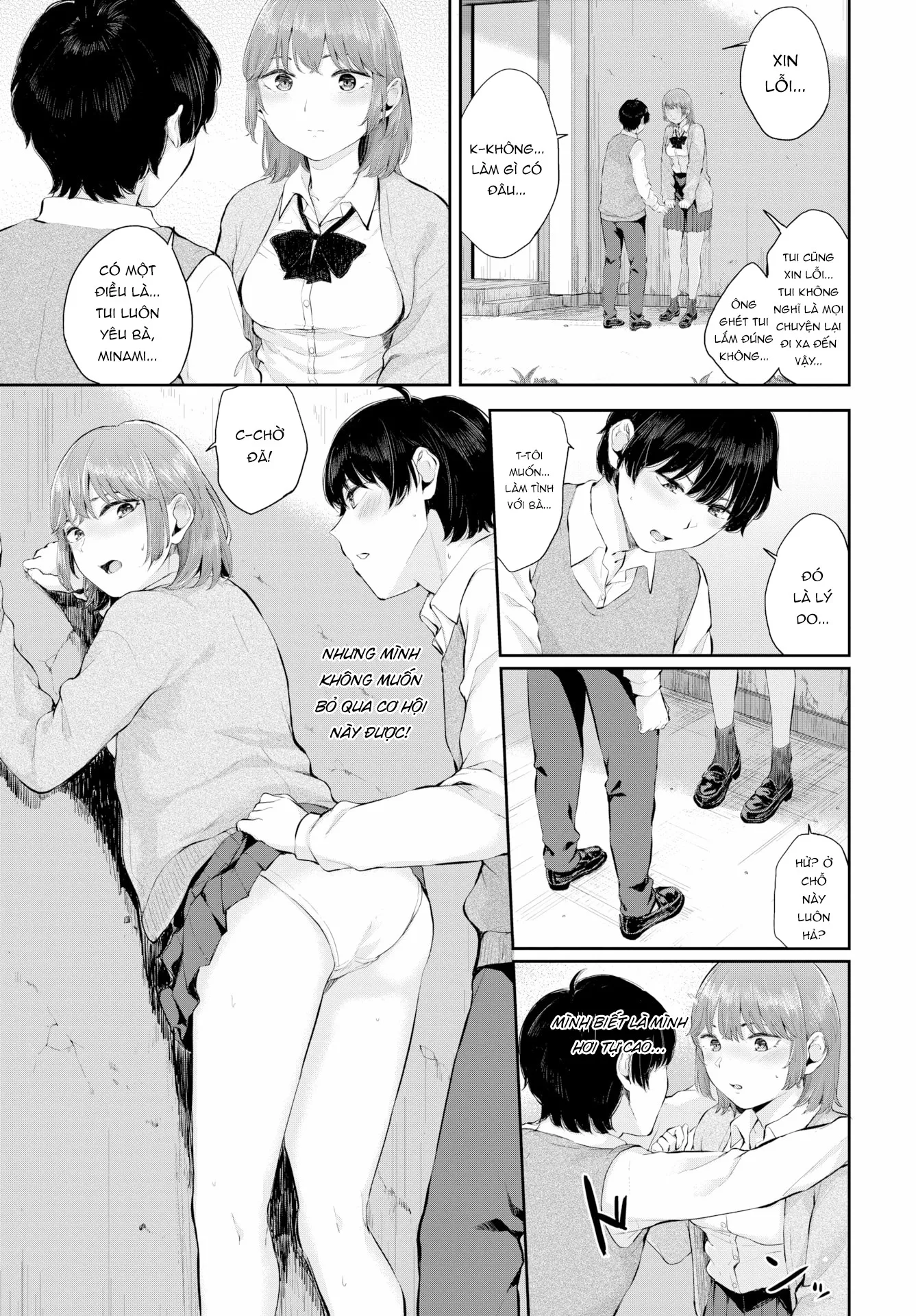 HentaiVN.net - Ảnh 10 - Cám dỗ [Blue Temptation] - Chap 1