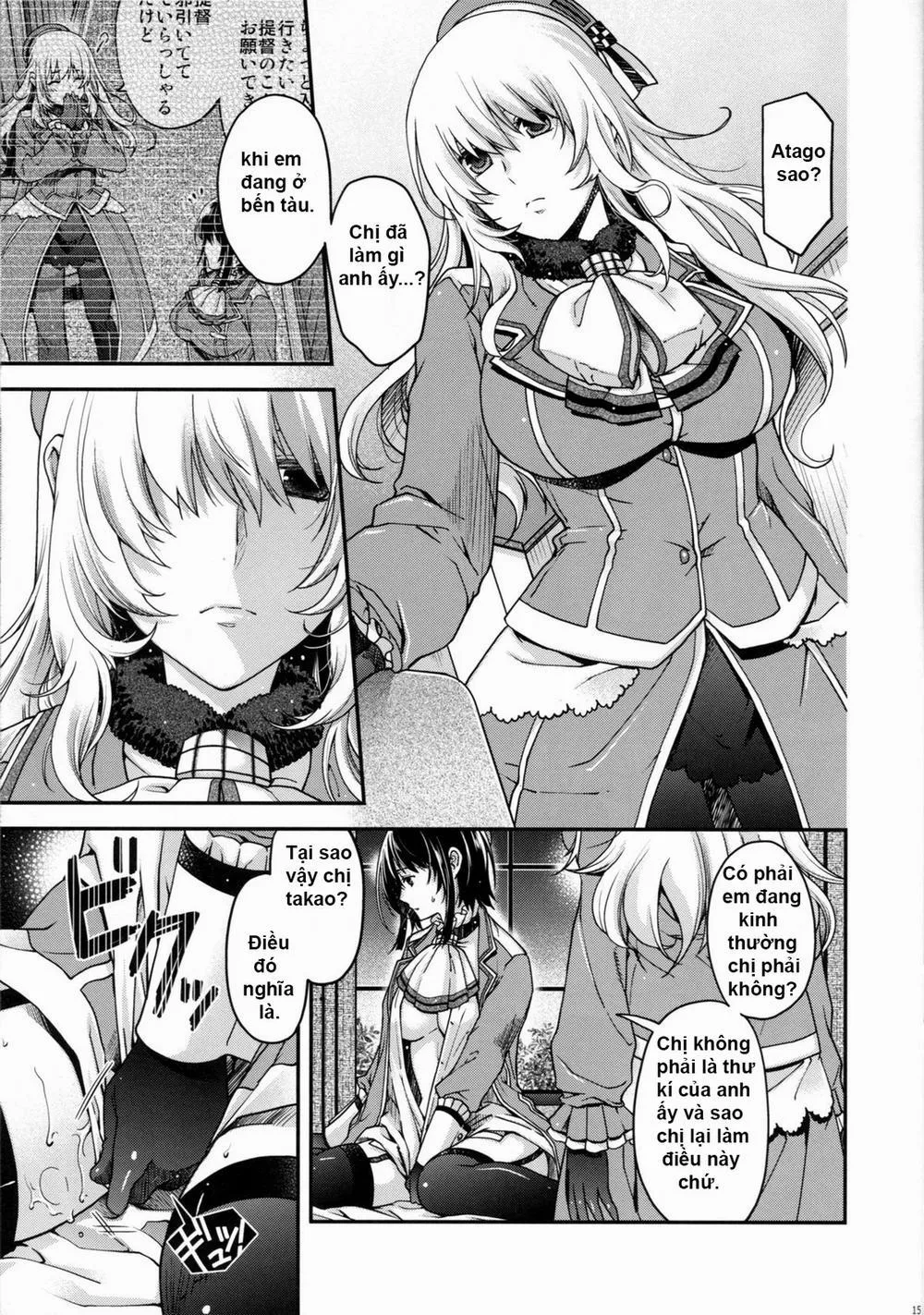 HentaiVN.net - Ảnh 14 - All-night Combat! (Kantai Collection -KanColle-) - Chap 1