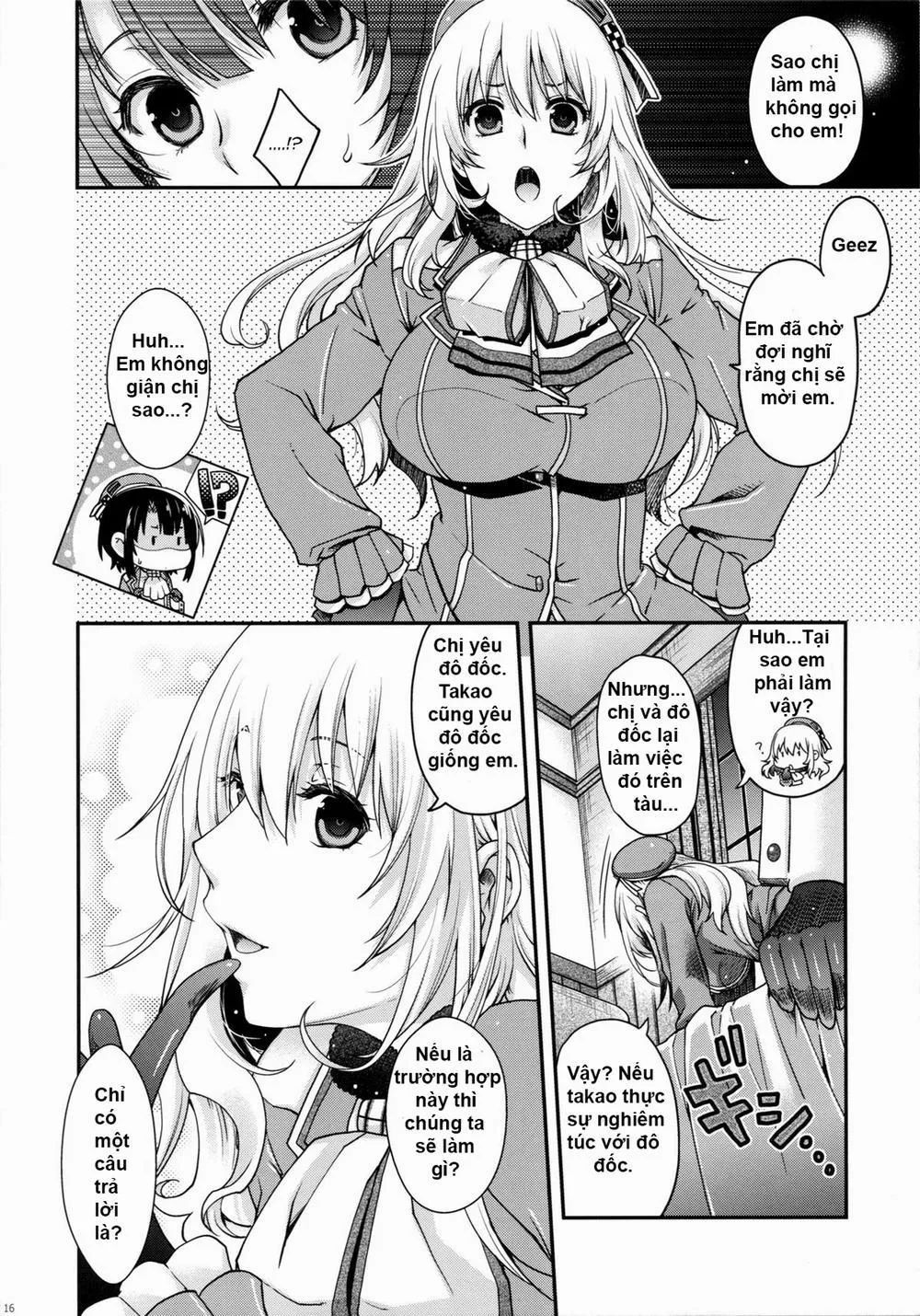 HentaiVN.net - Ảnh 15 - All-night Combat! (Kantai Collection -KanColle-) - Chap 1