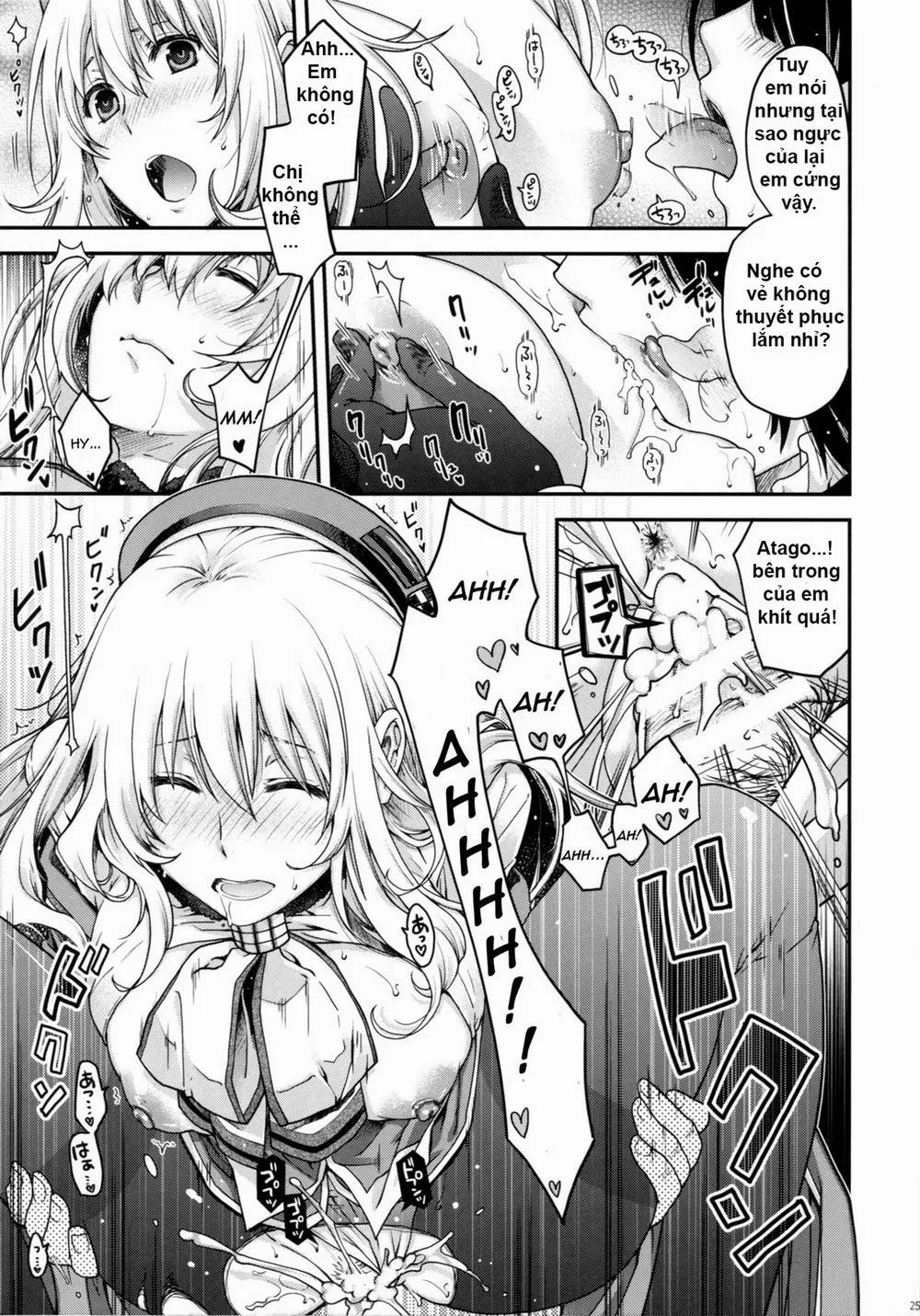 HentaiVN.net - Ảnh 23 - All-night Combat! (Kantai Collection -KanColle-) - Chap 1