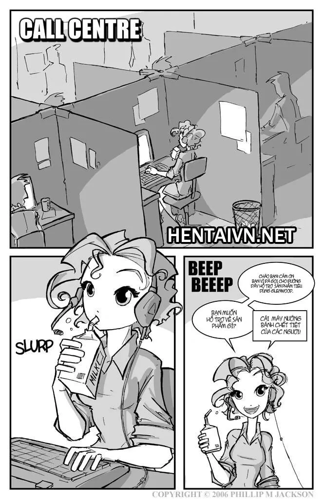 HentaiVN.net - Ảnh 3 - Call Centre - Chap 1
