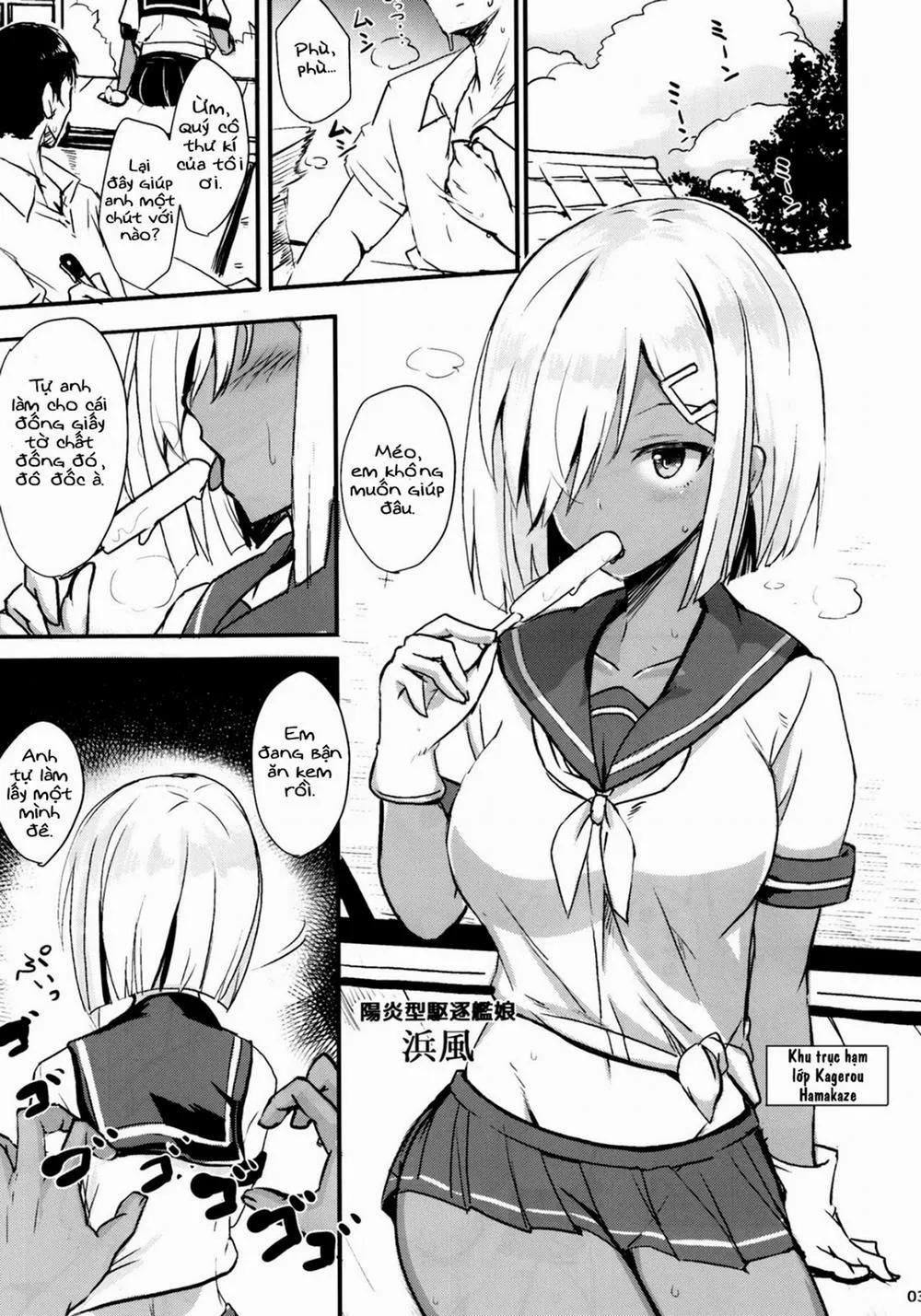 HentaiVN.net - Ảnh 2 - Hamakaze no Dakigokochi (Kantai Collection) - Chap 1