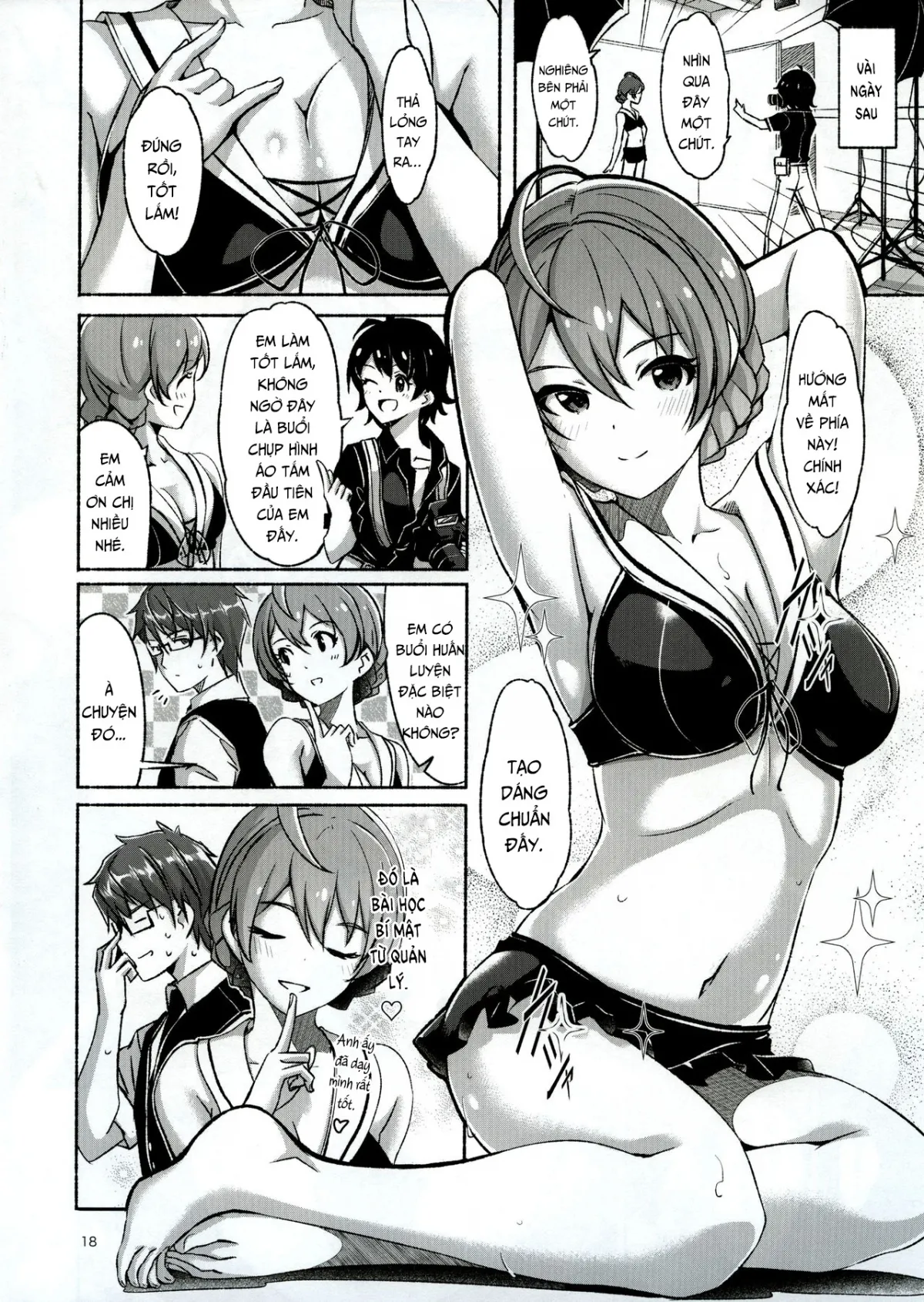 HentaiVN.net - Ảnh 19 - Hachidori no Yuuwaku (The Idolmaster) - Chap 1