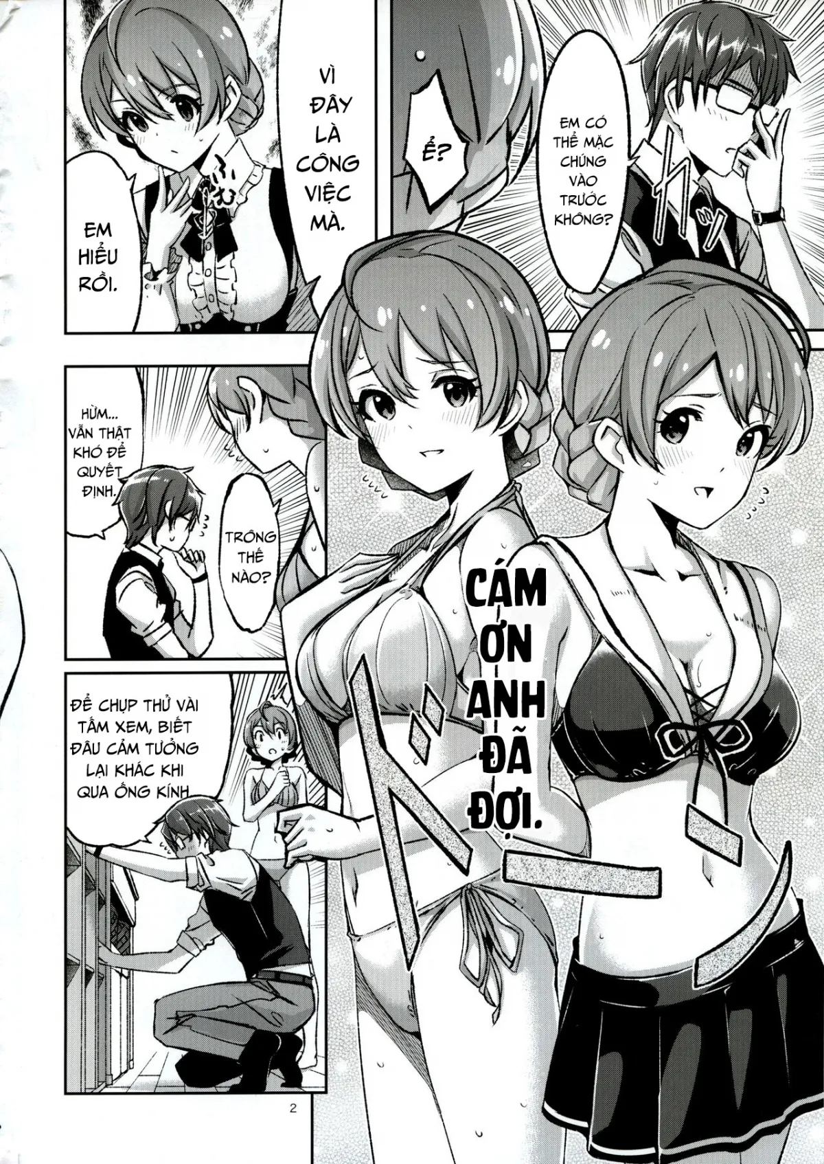 HentaiVN.net - Ảnh 3 - Hachidori no Yuuwaku (The Idolmaster) - Chap 1