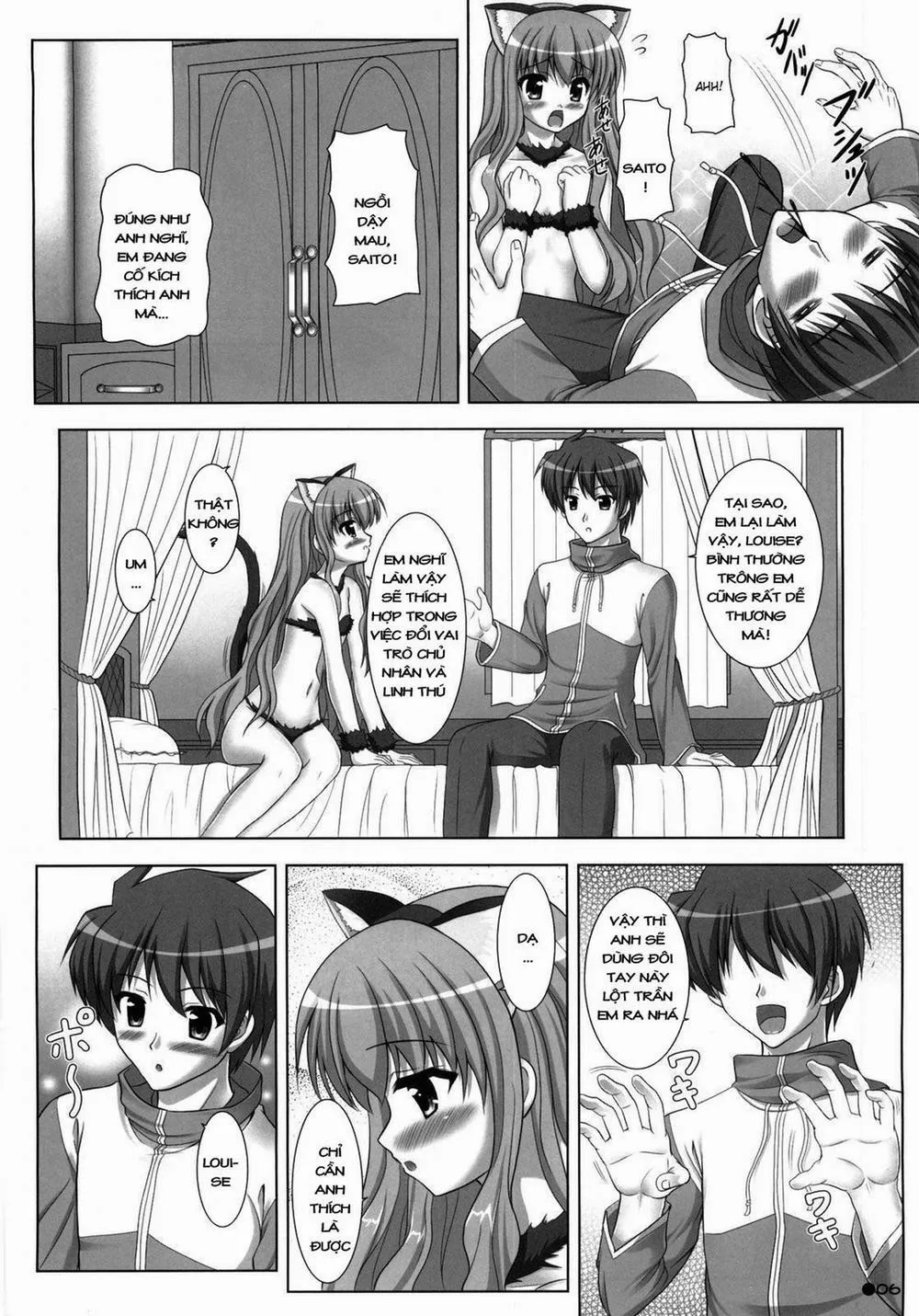 HentaiVN.net - Ảnh 4 - Louise no Bust Revolution!? 2 (Zero no Tsukaima) - Chap 1
