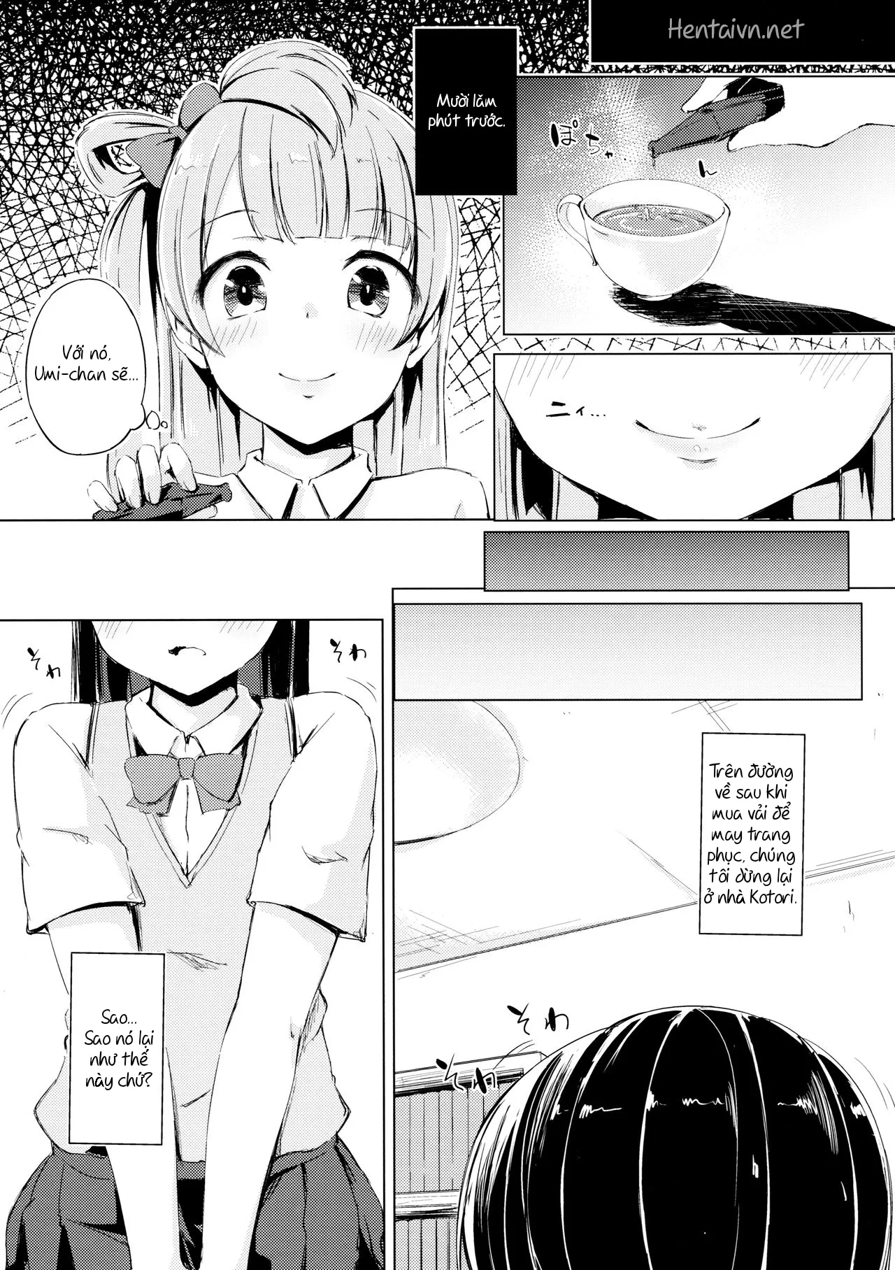 HentaiVN.net - Ảnh 5 - Nightingale Tea Time (Love Live!) [小夜啼鳥紅茶時間] - Chap 1