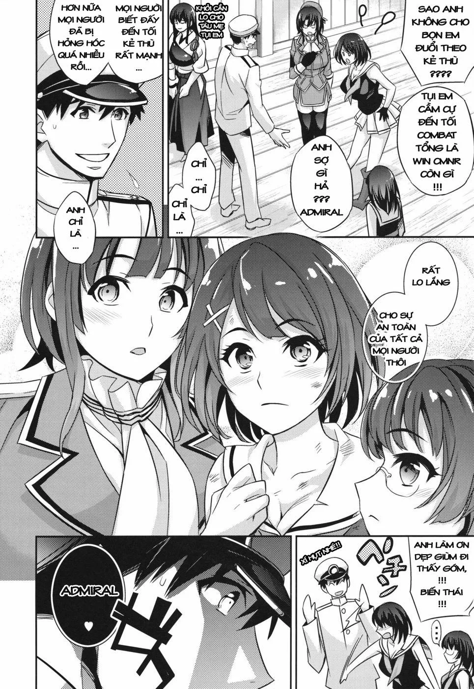 HentaiVN.net - Ảnh 4 - Atago Batsuyou (Kancolle) - Chap 1