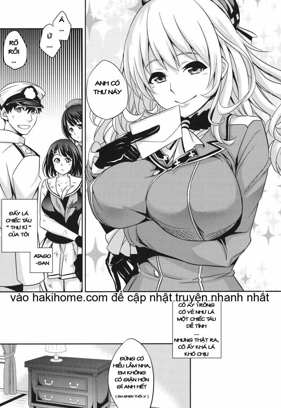 HentaiVN.net - Ảnh 5 - Atago Batsuyou (Kancolle) - Chap 1