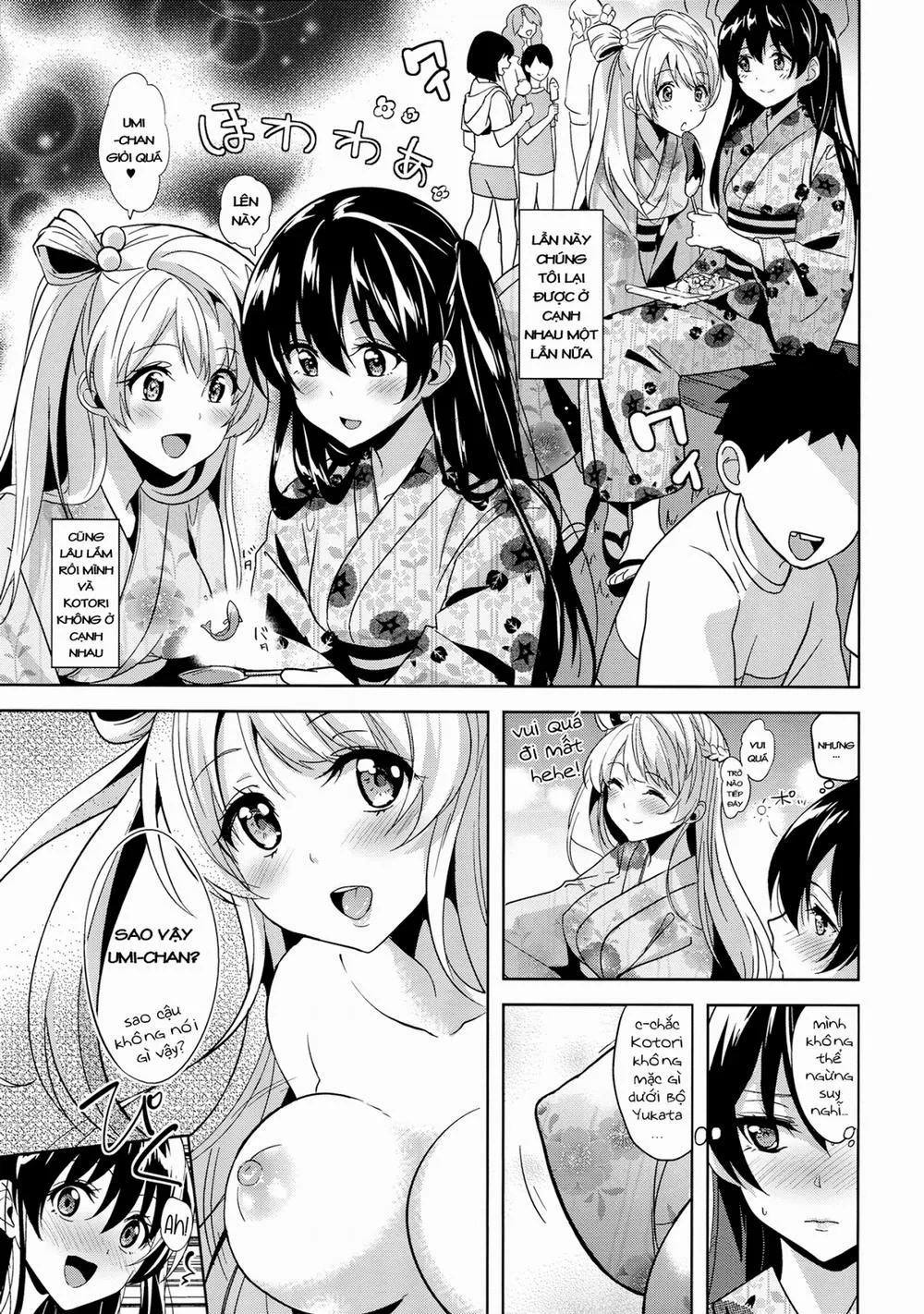 HentaiVN.net - Ảnh 5 - Cream Puff Holics (Love Live!) - Chap 1