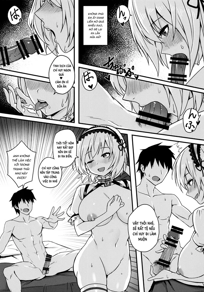 HentaiVN.net - Ảnh 6 - Yokujou no Umi (Azur Lane) [慾情の海 (アズールレーン] - Chap 1