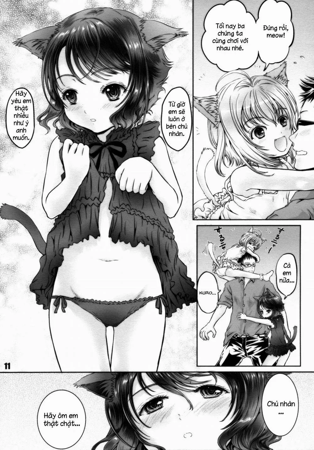 HentaiVN.net - Ảnh 10 - Nyan Nyan Daisuki!! - Chap 1