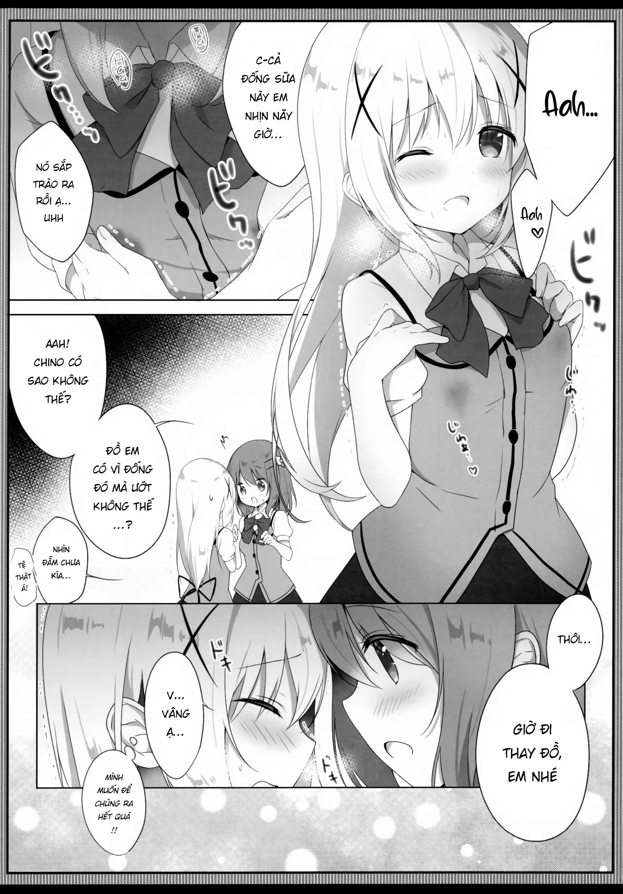 HentaiVN.net - Ảnh 8 - Chino’s Sweet & Fatty Milk [Amatoro Chino Milk] - Chap 1