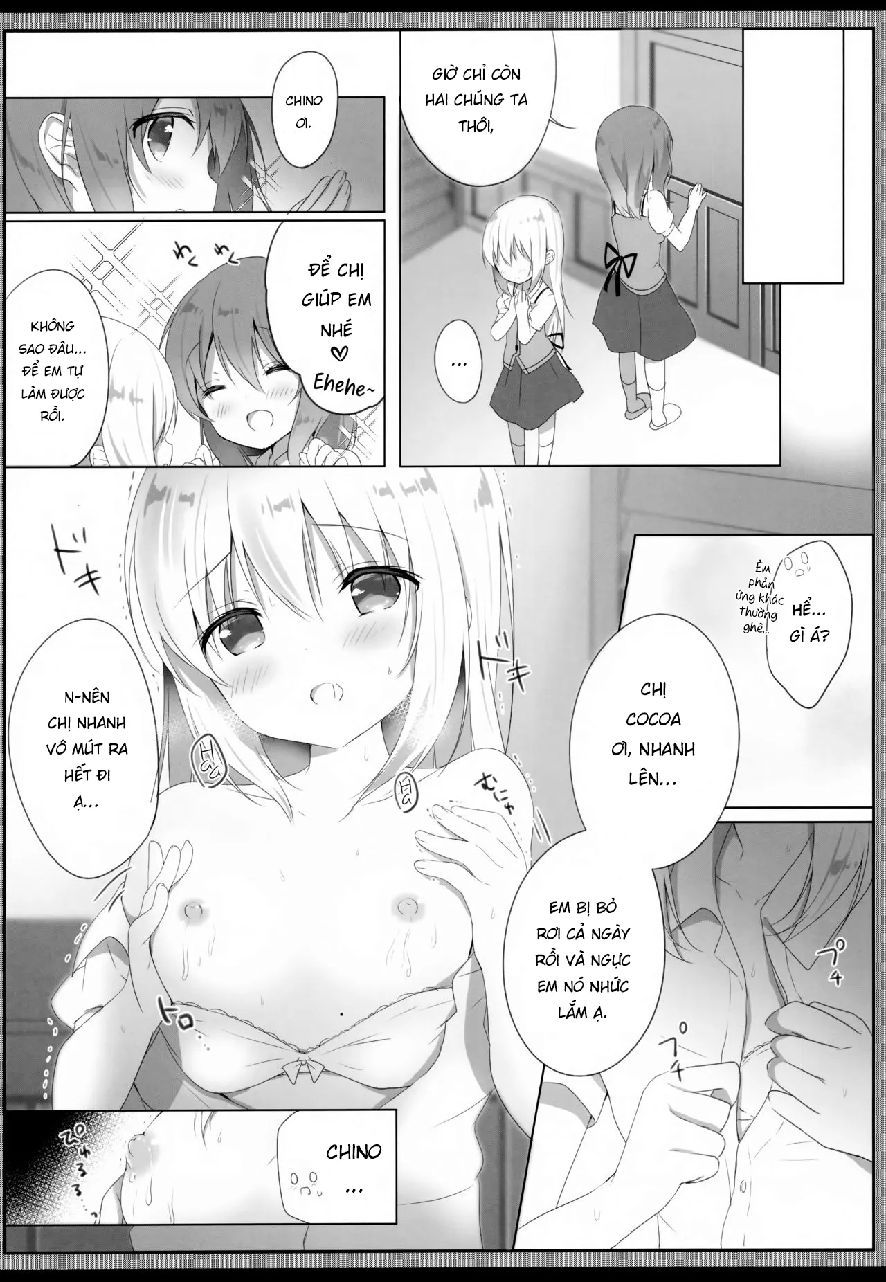 HentaiVN.net - Ảnh 9 - Chino’s Sweet & Fatty Milk [Amatoro Chino Milk] - Chap 1