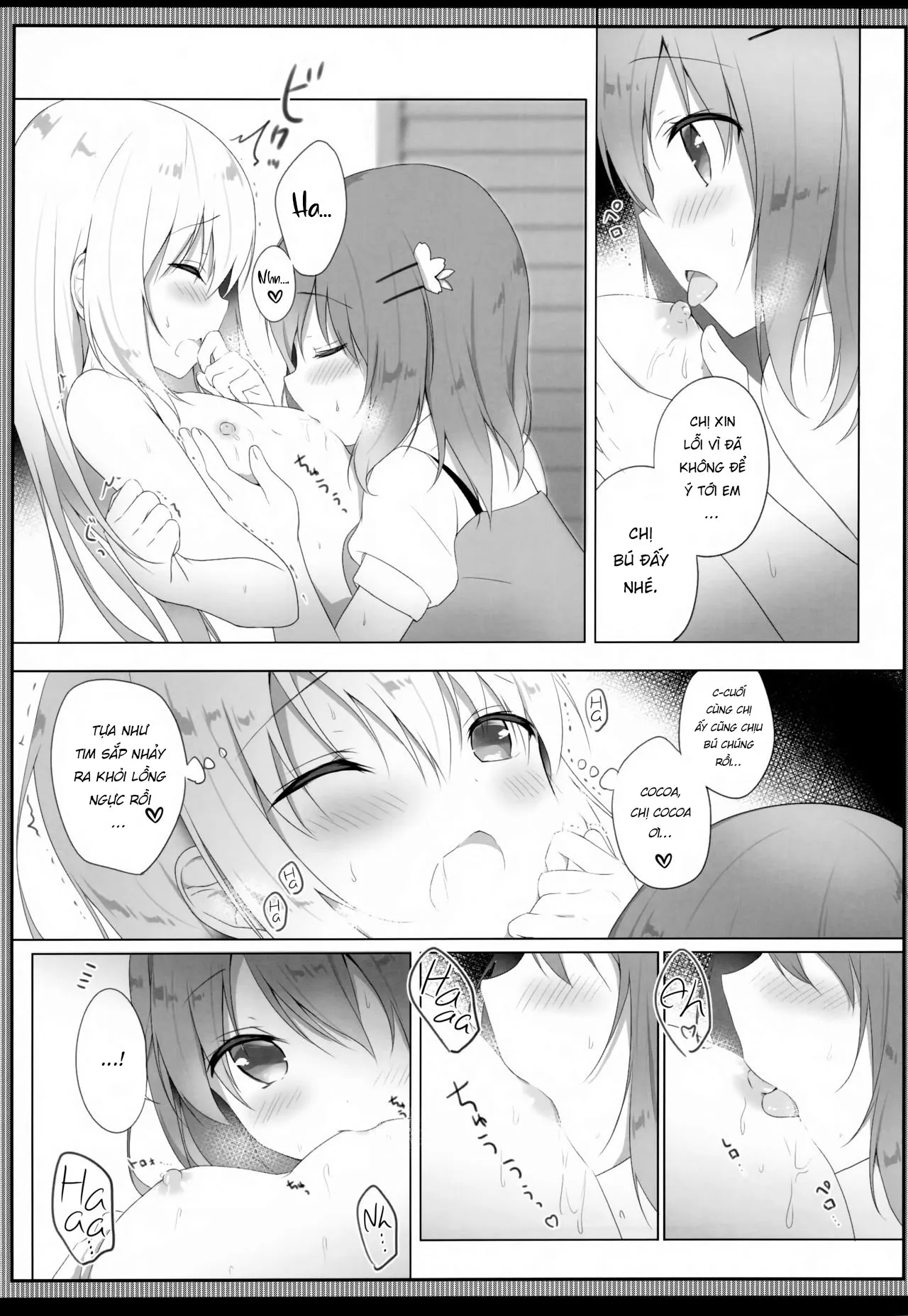 HentaiVN.net - Ảnh 10 - Chino’s Sweet & Fatty Milk [Amatoro Chino Milk] - Chap 1