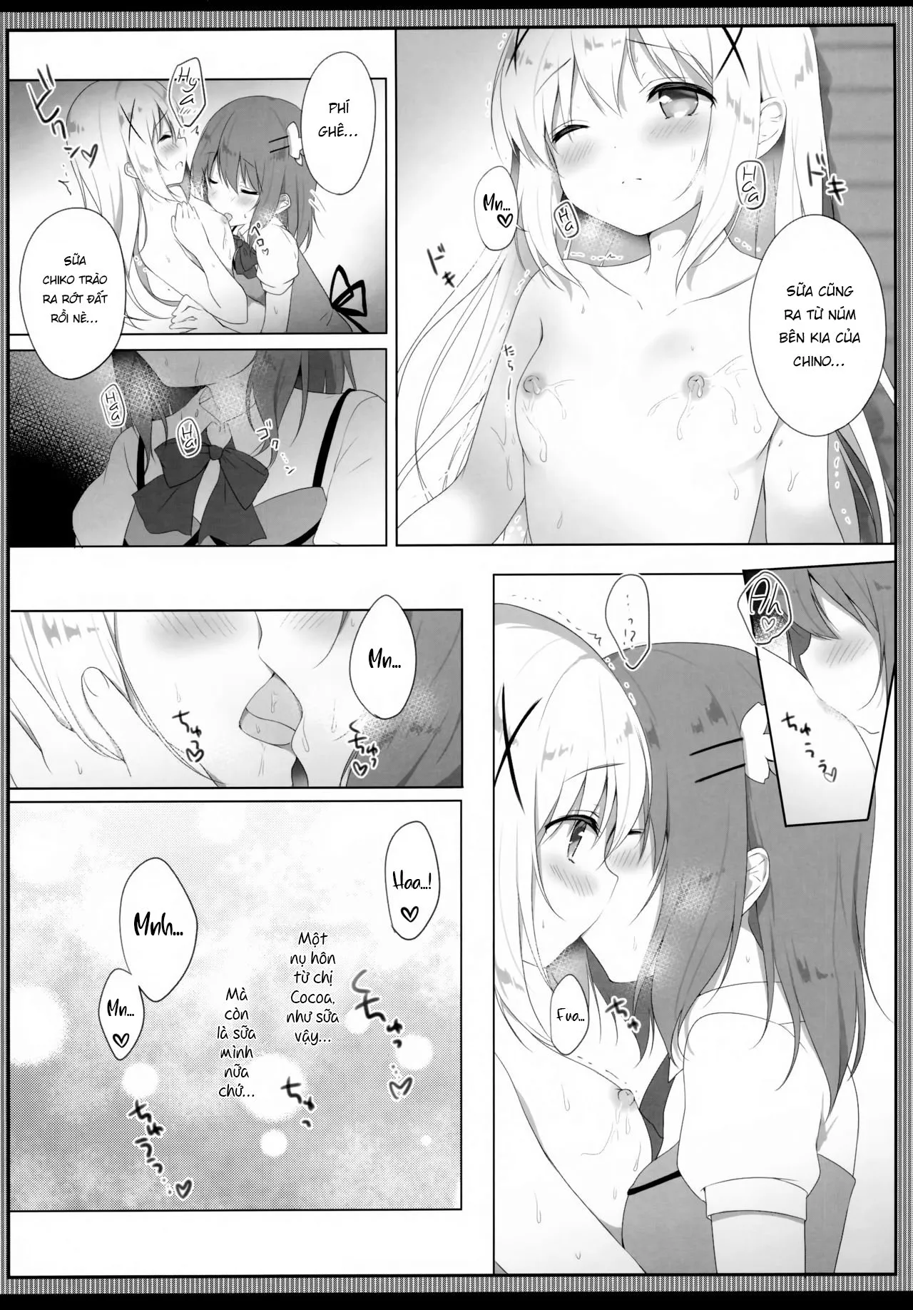HentaiVN.net - Ảnh 11 - Chino’s Sweet & Fatty Milk [Amatoro Chino Milk] - Chap 1