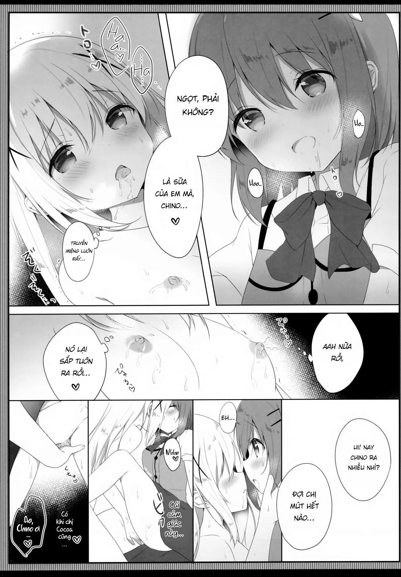 HentaiVN.net - Ảnh 12 - Chino’s Sweet & Fatty Milk [Amatoro Chino Milk] - Chap 1