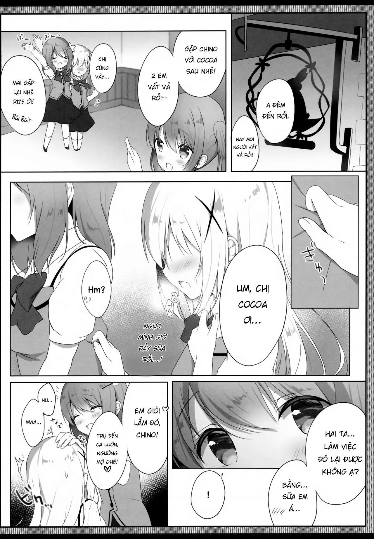 HentaiVN.net - Ảnh 7 - Chino’s Sweet & Fatty Milk [Amatoro Chino Milk] - Chap 1