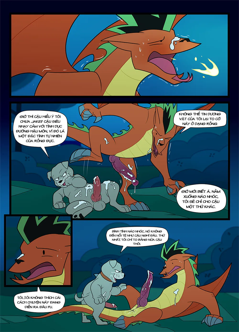 HentaiVN.net - Ảnh 10 - Rồng học giáo dục giới tính [Dragon Lesson] - Chap 1