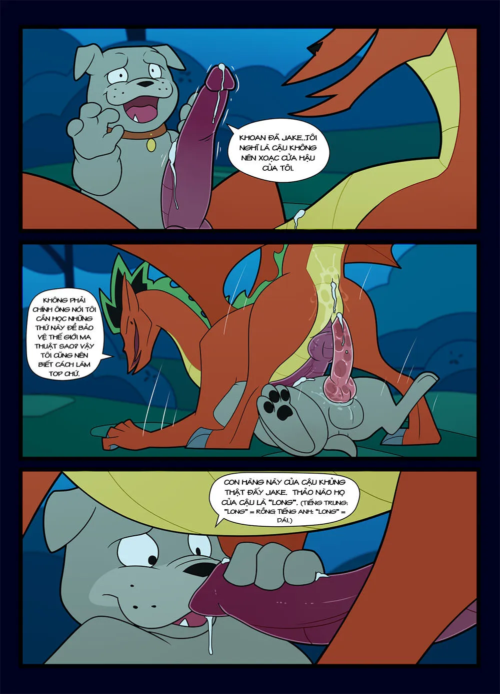 HentaiVN.net - Ảnh 15 - Rồng học giáo dục giới tính [Dragon Lesson] - Chap 1