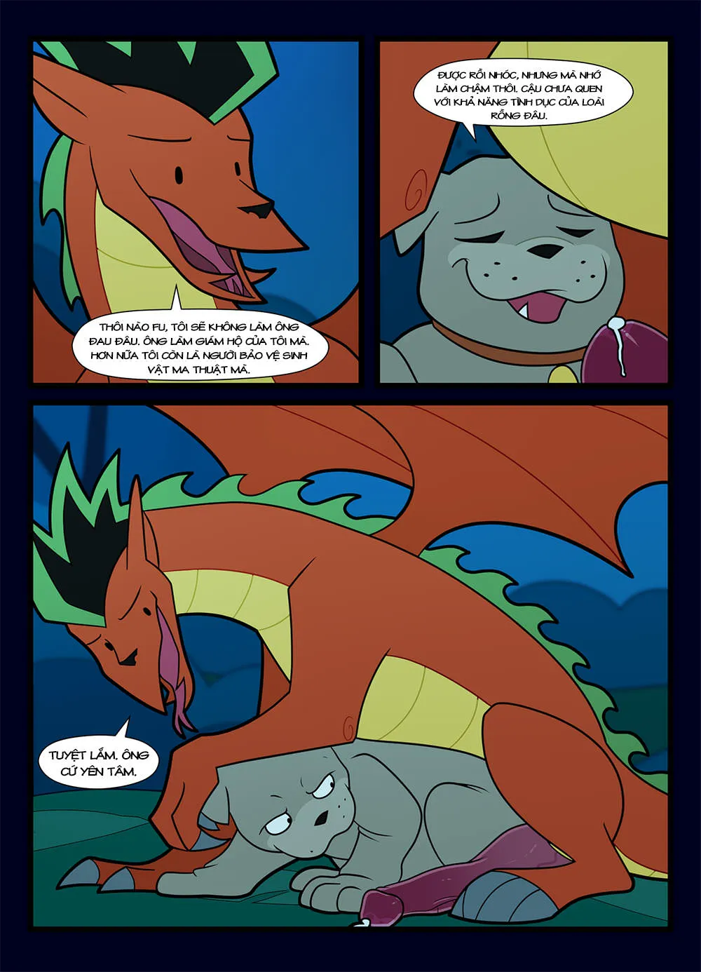 HentaiVN.net - Ảnh 16 - Rồng học giáo dục giới tính [Dragon Lesson] - Chap 1