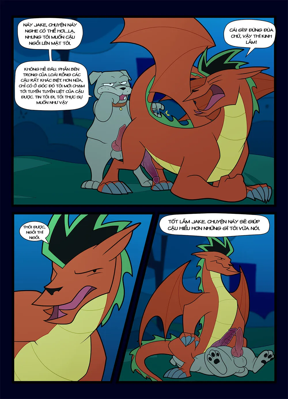 HentaiVN.net - Ảnh 7 - Rồng học giáo dục giới tính [Dragon Lesson] - Chap 1