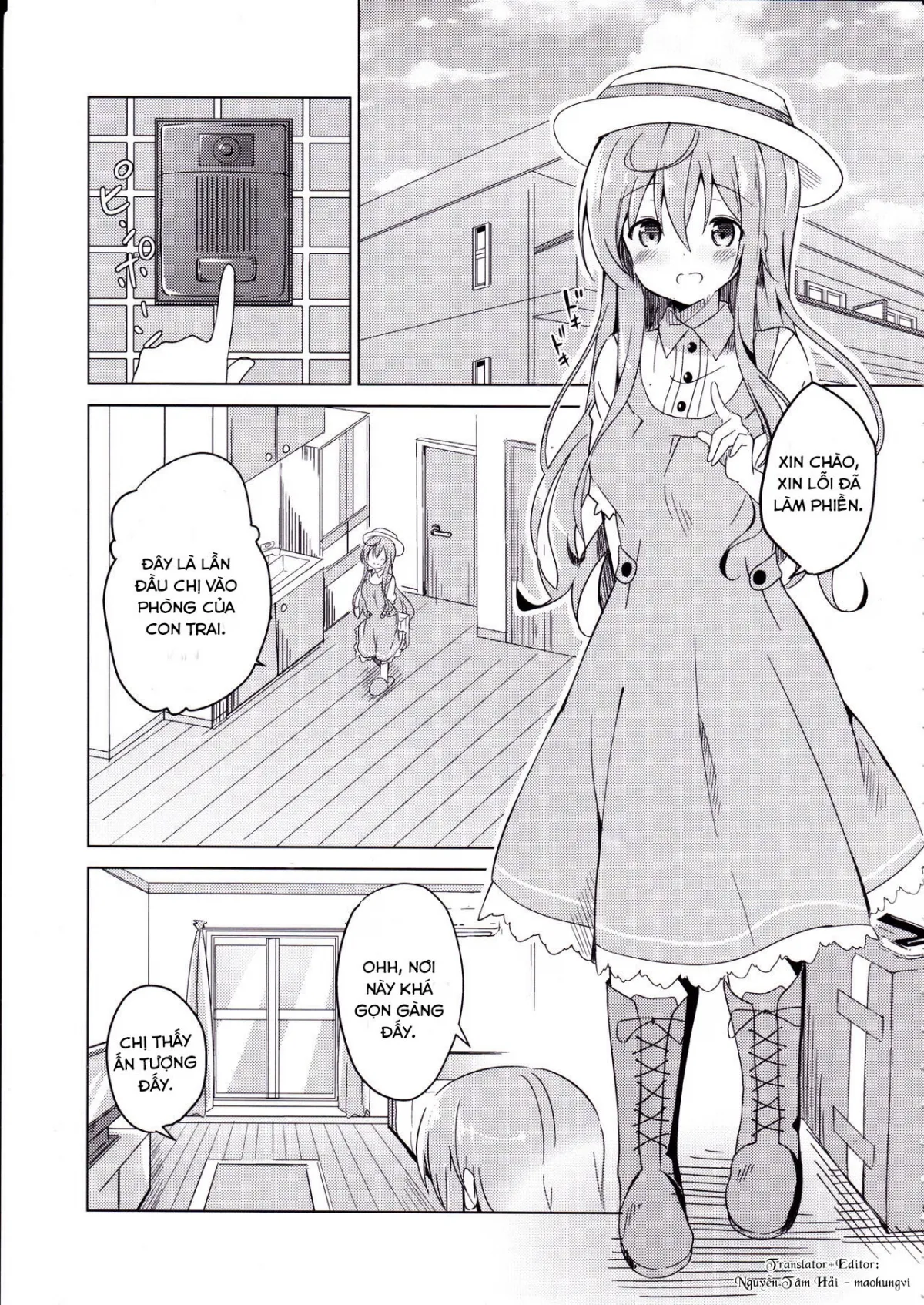 HentaiVN.net - Ảnh 3 - Gochuumon no Mocha desu (Gochuumon wa Usagi Desu ka?) [The Order is Mocha] - Chap 1