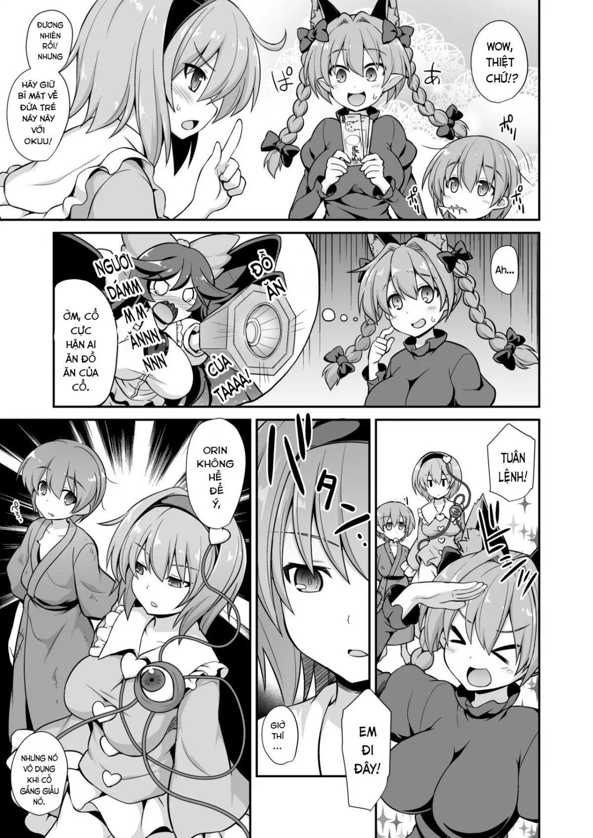 HentaiVN.net - Ảnh 4 - Tình yêu ngọt ngào, đáng yêu dành cho kẻ lang thang Satori-oneechan! (Touhou Project) [Satori Onee-chan goes to Icha Love Amaex !! Sweet, lovely love for Satori-oneechan!] - Chap 1