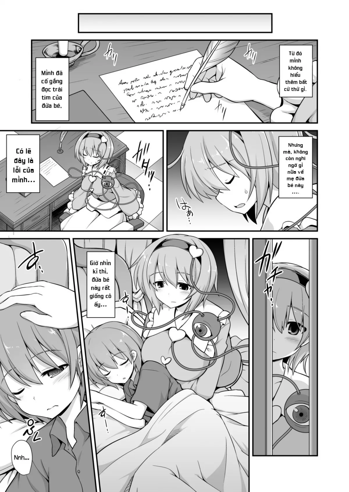 HentaiVN.net - Ảnh 8 - Tình yêu ngọt ngào, đáng yêu dành cho kẻ lang thang Satori-oneechan! (Touhou Project) [Satori Onee-chan goes to Icha Love Amaex !! Sweet, lovely love for Satori-oneechan!] - Chap 1