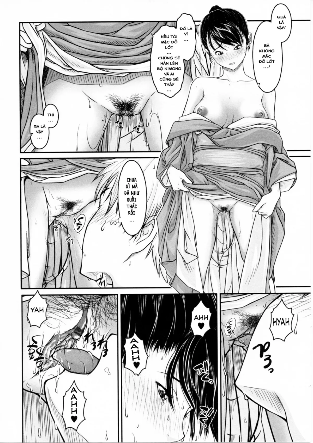 HentaiVN.net - Ảnh 13 - Ý Trời Dẫn Lối Anh Đến Phòng Trà Của Em! [二人のお茶会, Tea for Two] - Chap 1