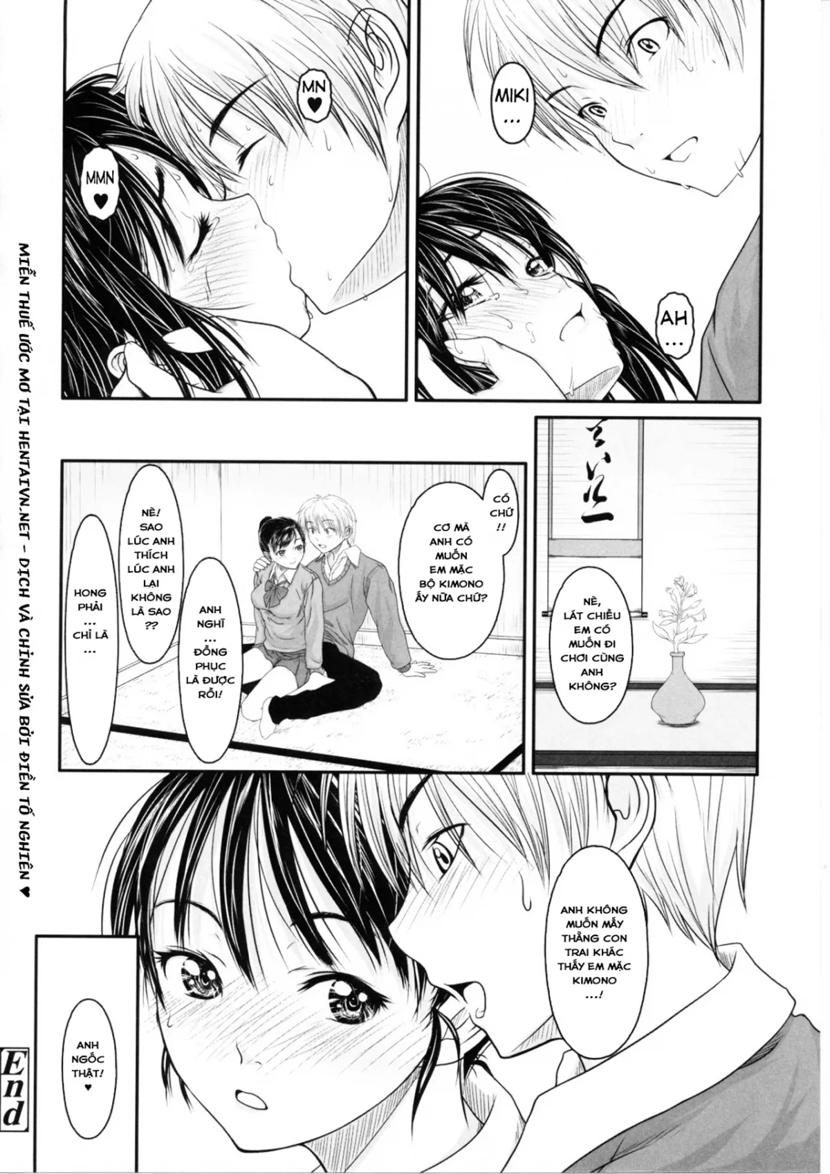 HentaiVN.net - Ảnh 23 - Ý Trời Dẫn Lối Anh Đến Phòng Trà Của Em! [二人のお茶会, Tea for Two] - Chap 1