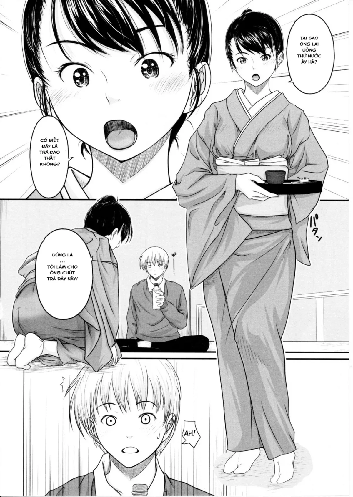 HentaiVN.net - Ảnh 5 - Ý Trời Dẫn Lối Anh Đến Phòng Trà Của Em! [二人のお茶会, Tea for Two] - Chap 1