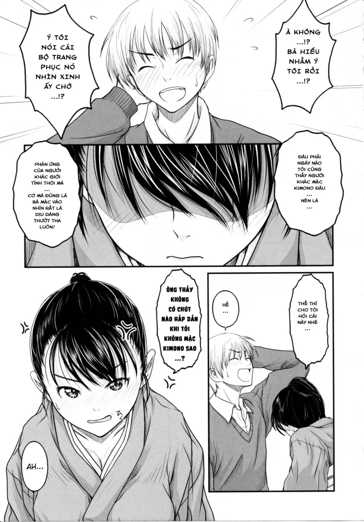 HentaiVN.net - Ảnh 8 - Ý Trời Dẫn Lối Anh Đến Phòng Trà Của Em! [二人のお茶会, Tea for Two] - Chap 1