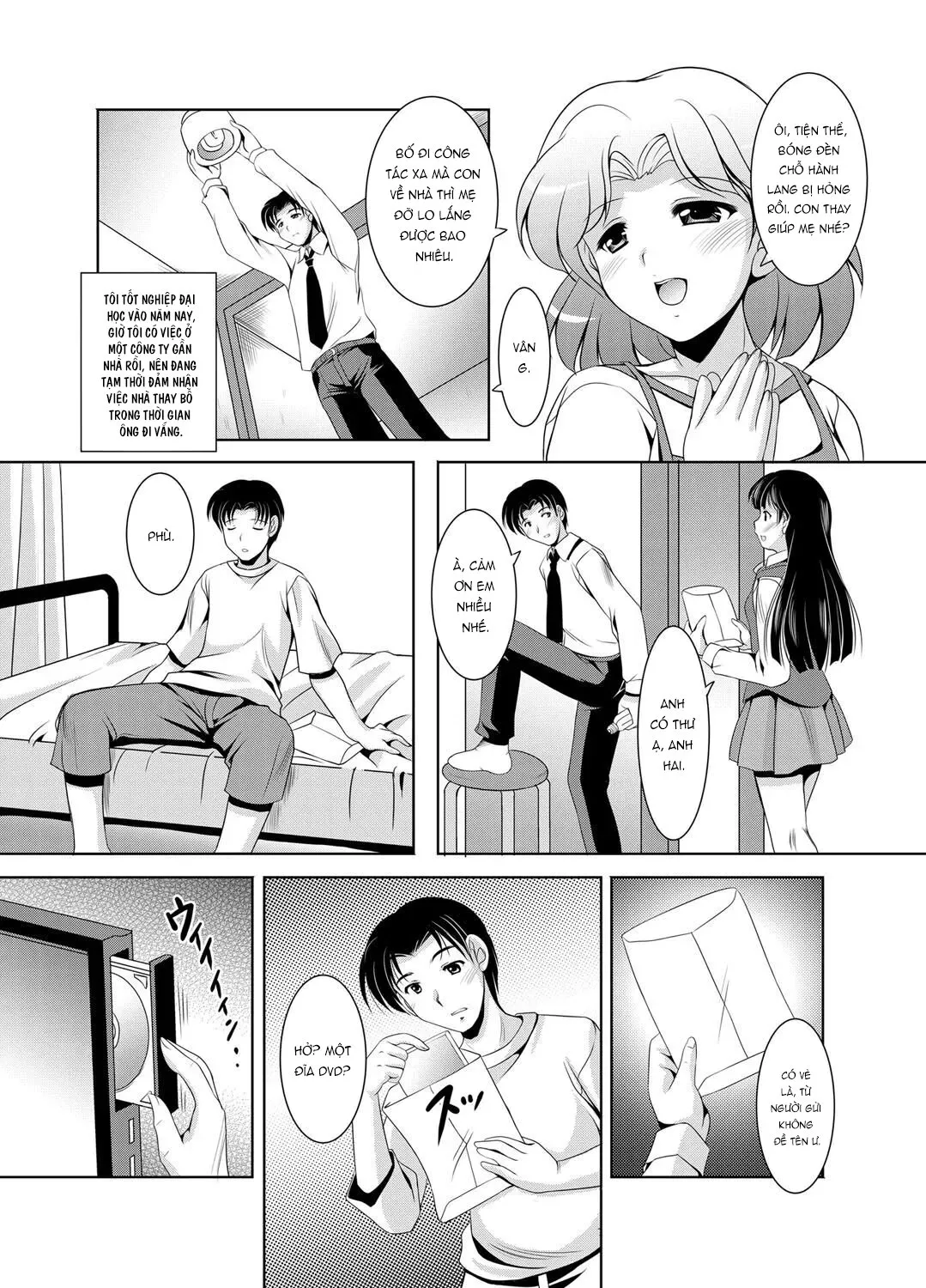 HentaiVN.net - Ảnh 4 - Kazoku Soukan - Chap 1